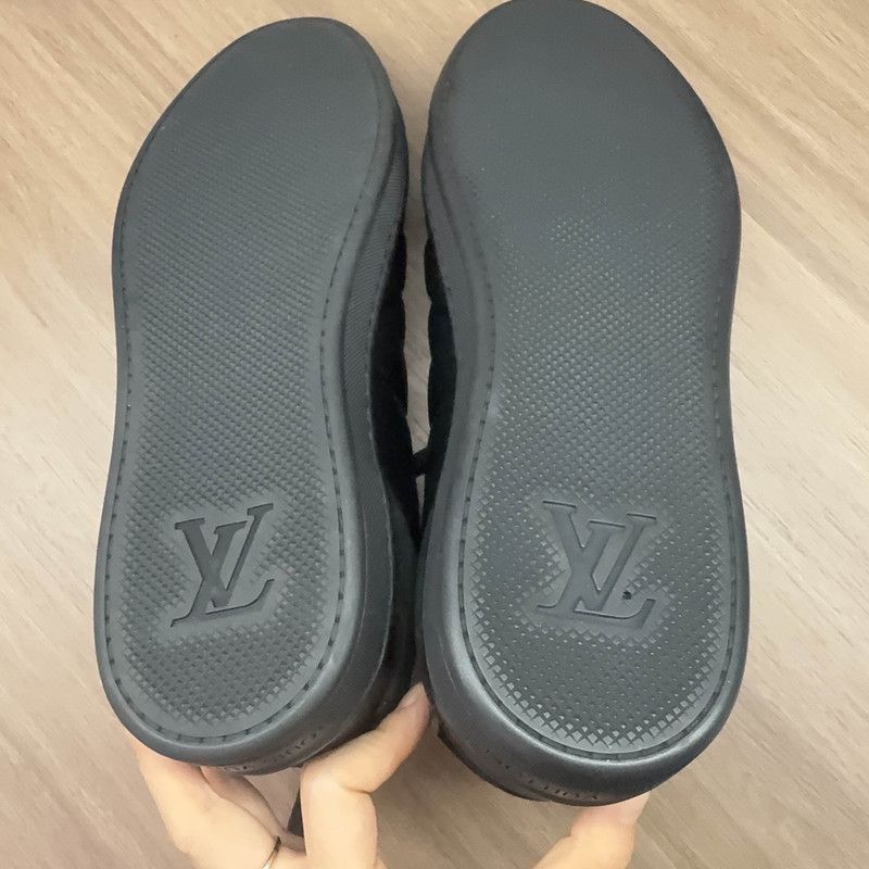 Louis Vuitton Louis Vuitton Black Casual Sneakers -2508 Size US 8 / EU 41 - 4 Thumbnail