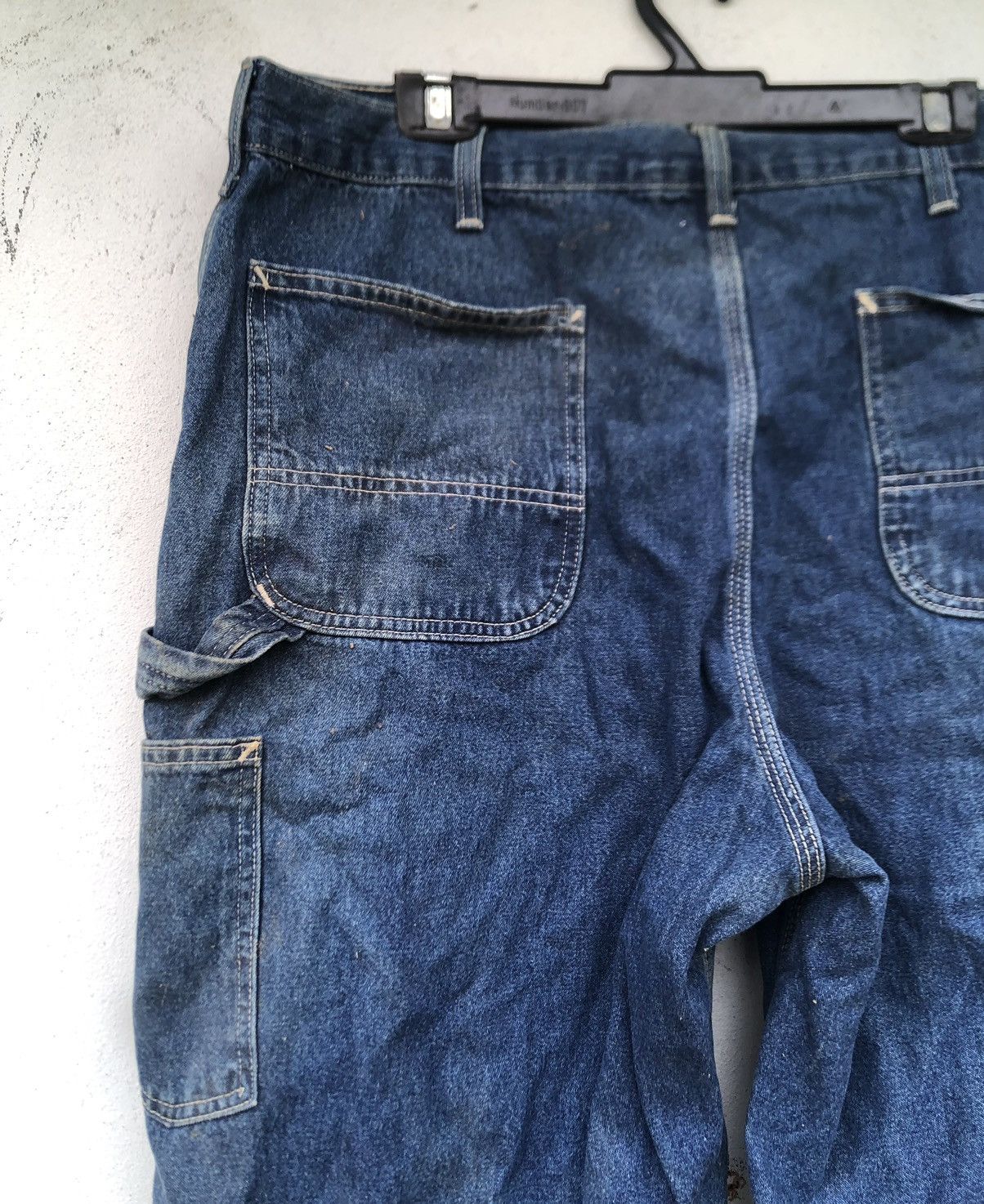 Carhartt × Vintage 🔥Vintage Carhartt Denim Double Knee Work Pants Size US 38 / EU 54 - 3 Thumbnail