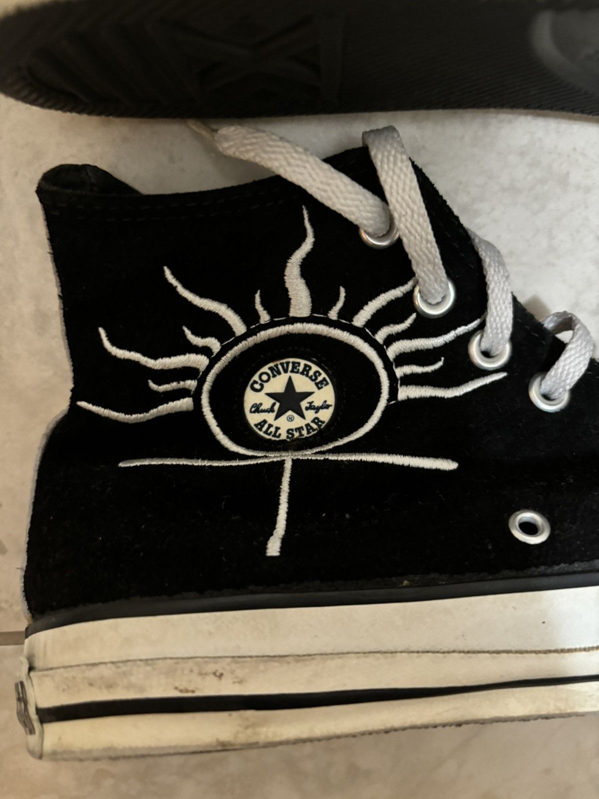 Converse Rare Vintage 90s Dennis Rodman Converse All Star Suede shoes Size US 9 / EU 42 - 13 Thumbnail