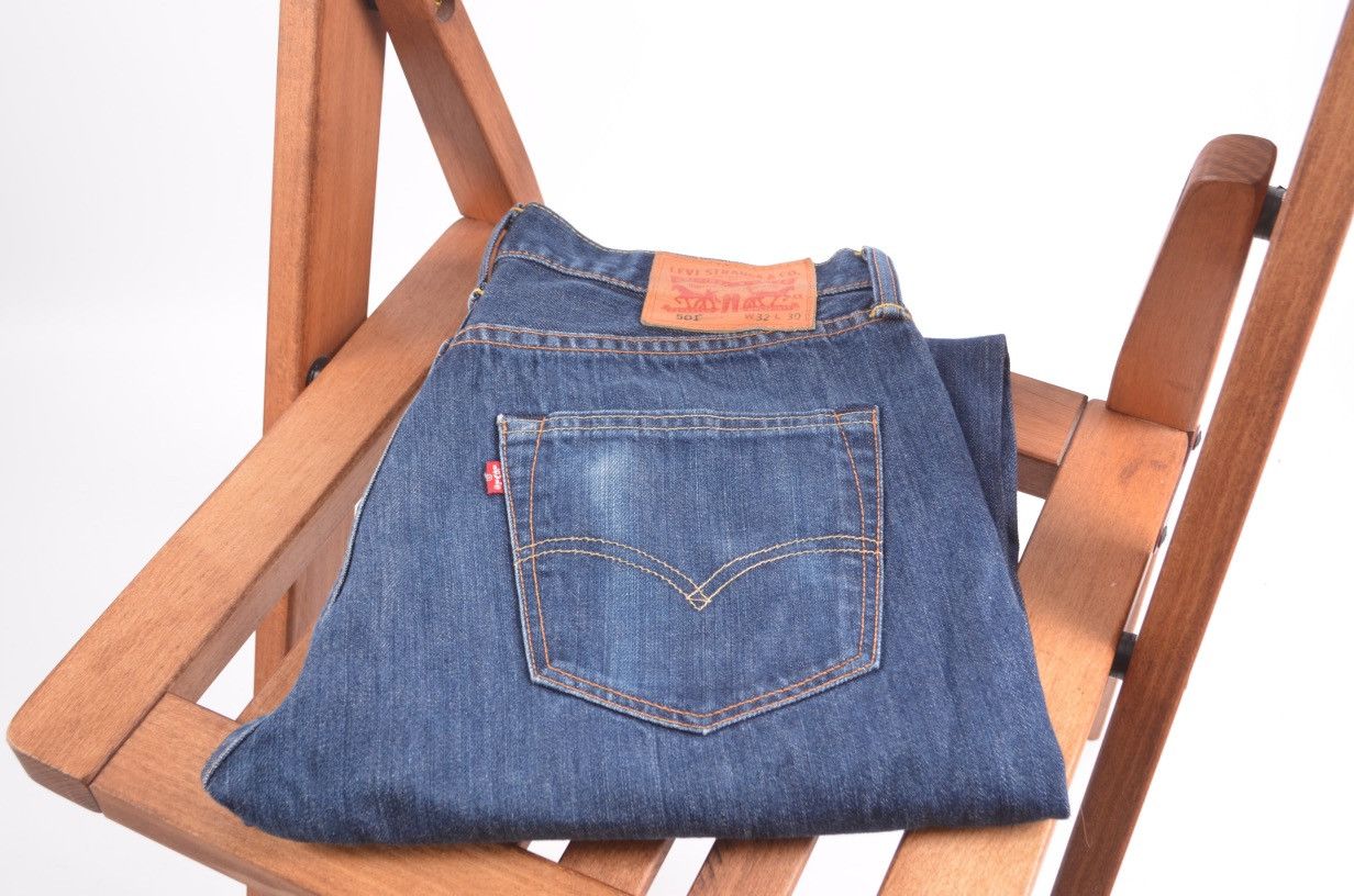 Levi's Levis Levi's 501 Blue Denim Jeans size32 Size US 32 / EU 48 - 1 Thumbnail