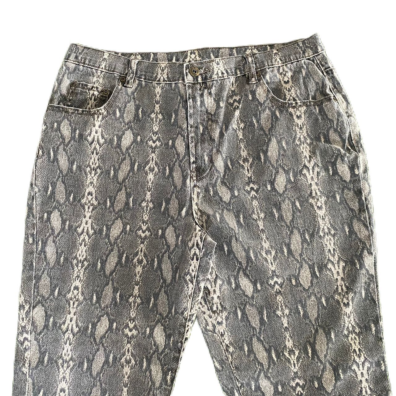 Vintage VINTAGE DIANE GILMAN PANTS SNAKESKIN PRINTED SIZE 16 Size 35" - 1 Thumbnail