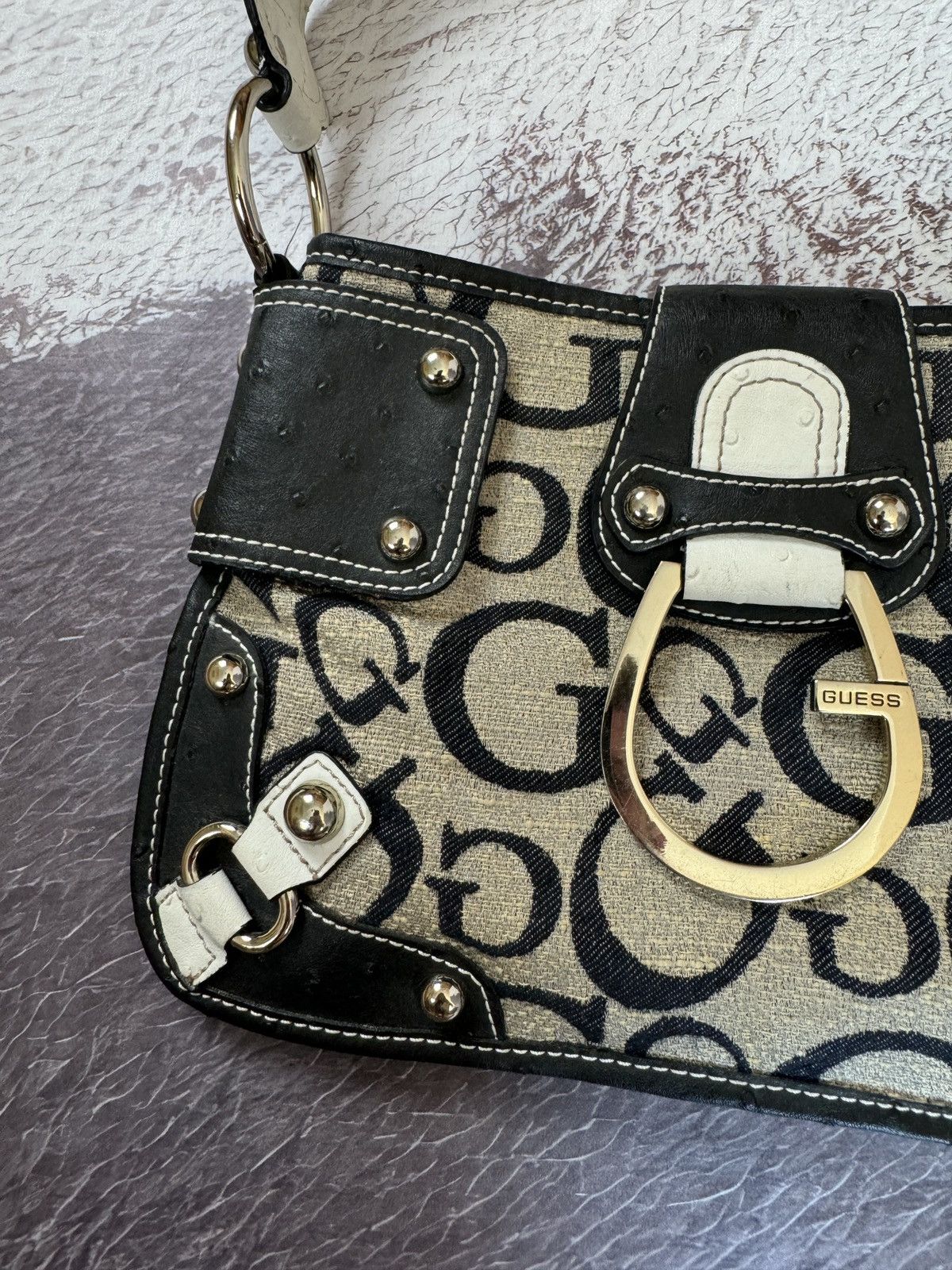 Guess Guess Vintage monogram Women shoulder hand Bag Size ONE SIZE - 9 Thumbnail