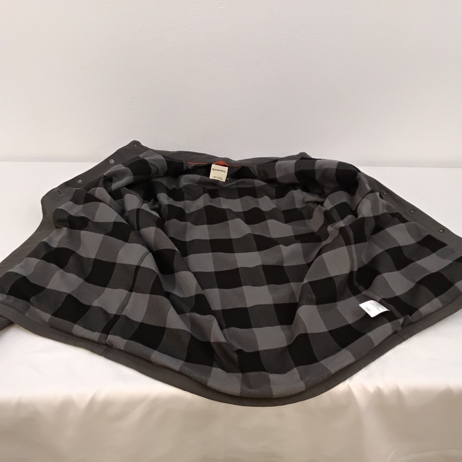 Simms Simms Heavyweight Shacket Men's M Gray Blanket Lined Size US M / EU 48-50 / 2 - 6 Thumbnail
