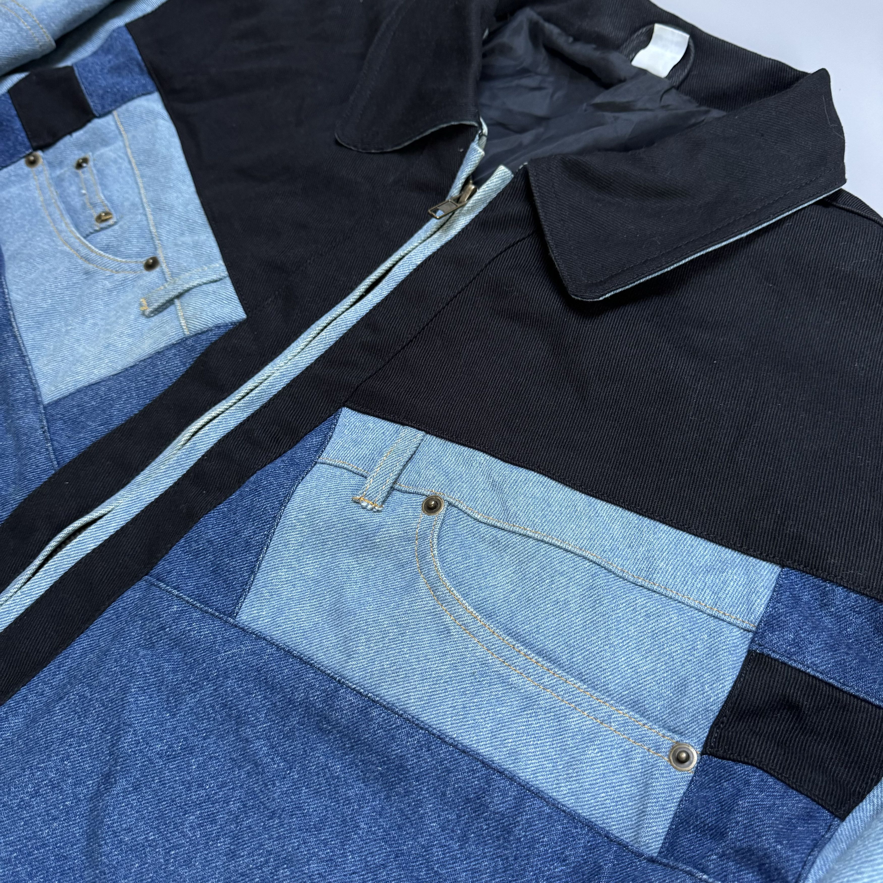 Handmade × Japanese Brand × Vintage VINTAGE 90S REWORKED DENIM JACKET WEST GERMANY RETRO STYLE Size US XL / EU 56 / 4 - 7 Thumbnail