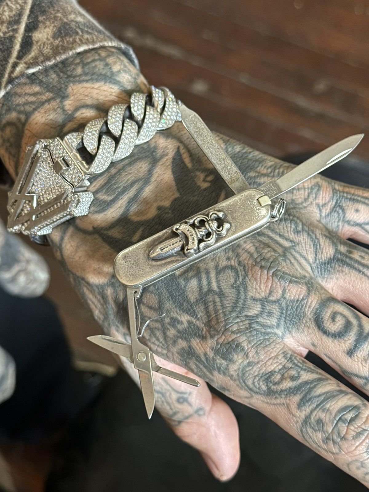 Chrome Hearts CHROME HEARTS SILVER POCKET KNIFE Size ONE SIZE - 2 Thumbnail