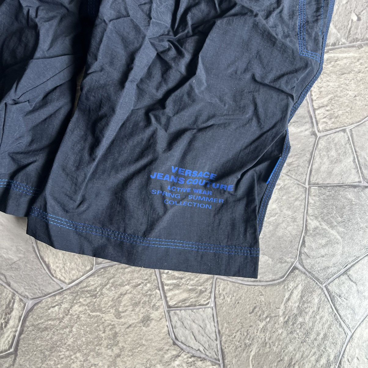 Versace Jeans Couture Vintage Versace Couture Nylon Shorts Size US 32 / EU 48 - 2 Thumbnail