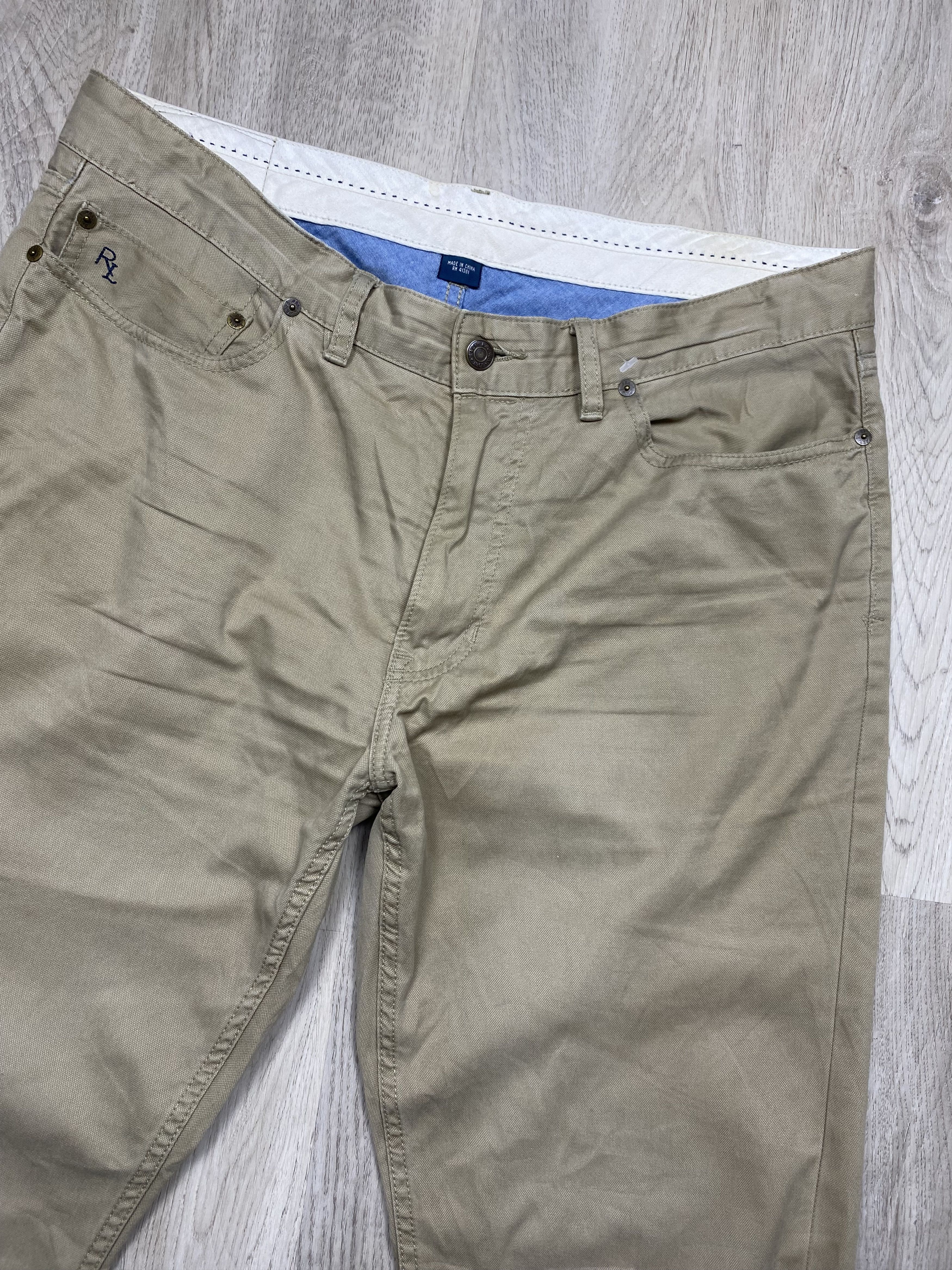Polo Ralph Lauren × Ralph Lauren × Vintage Polo Ralph Lauren Vintage Mens Chino Pants Y2K Size US 35 - 2 Thumbnail