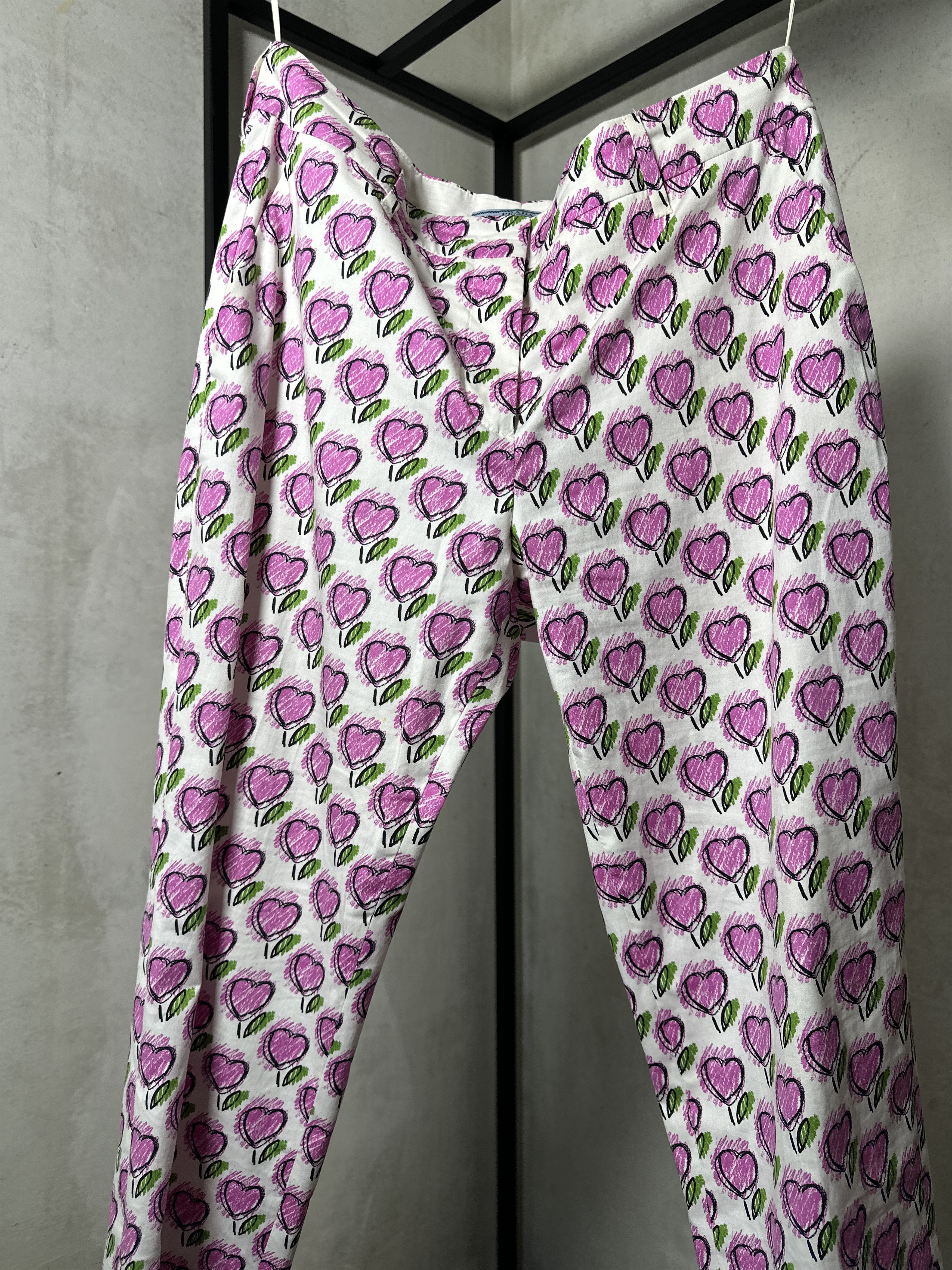 Prada Prada Heart Print 3/4 Pants Size 30" / US 8 / IT 44 - 4 Thumbnail