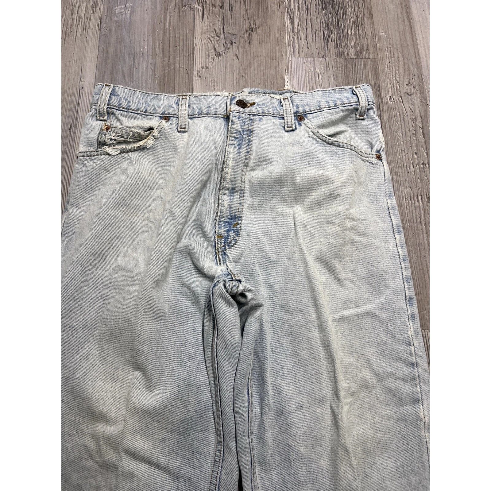Levi's Levis- 550 Jeans 90s Orange Tab Distressed Denim USA Size US 36 / EU 52 - 5 Thumbnail
