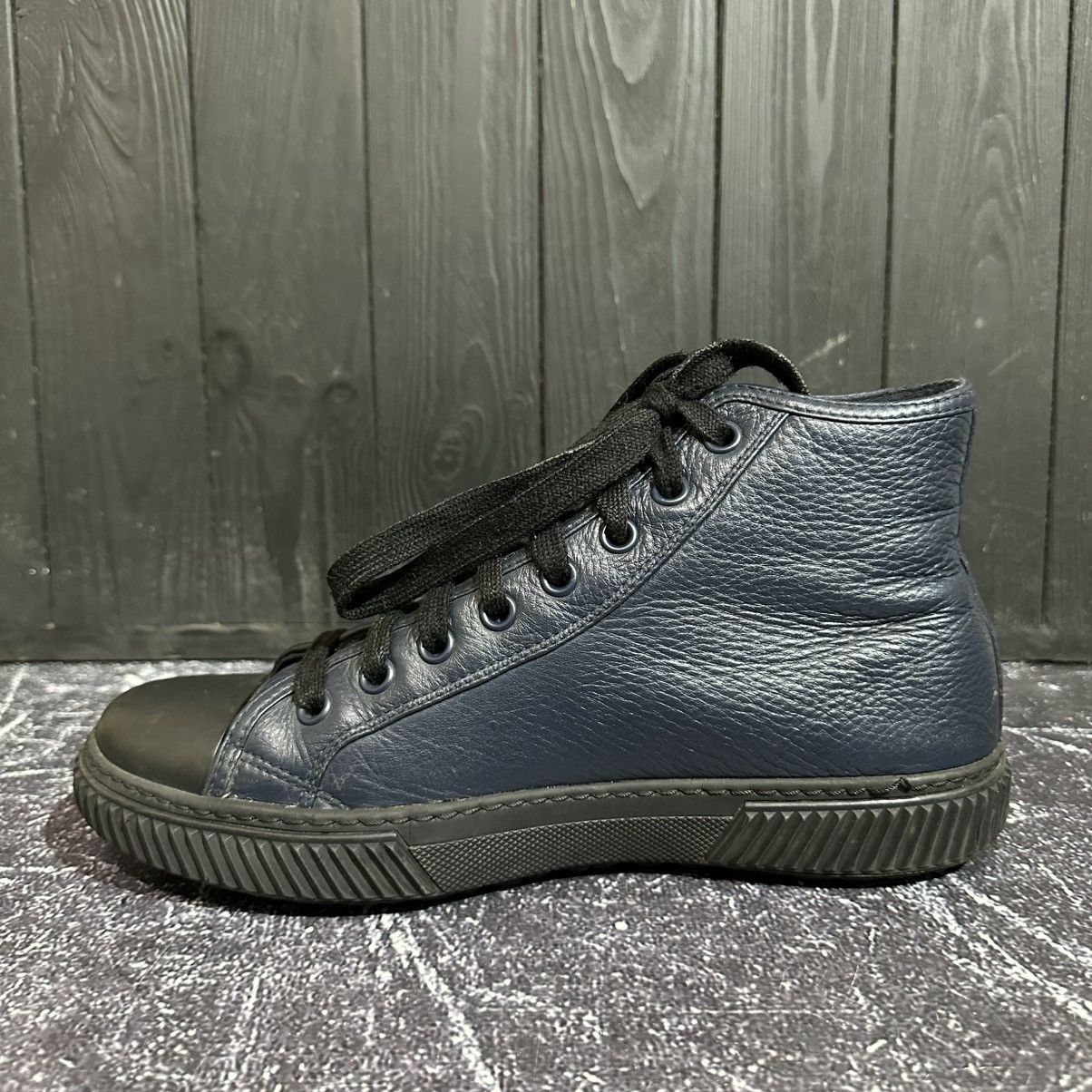 Prada PRADA - Men’s Leather High Top Sneakers Size 7, 8Us Size US 8 / EU 41 - 11 Thumbnail