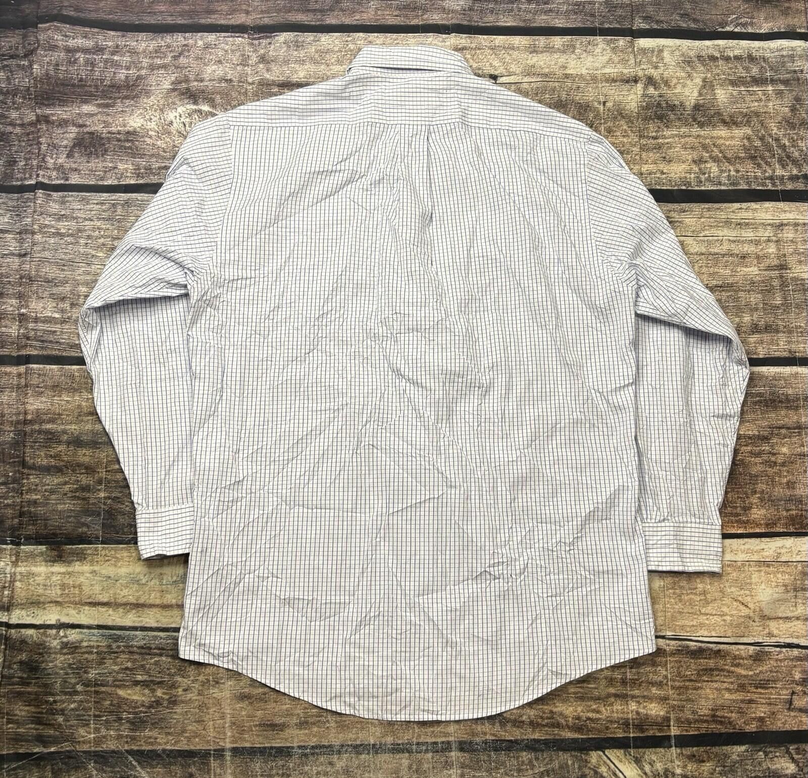 Brooks Brothers Brooks Brothers Shirt Mens 15.5 32 Large Check Cotton Size 42R - 3 Thumbnail