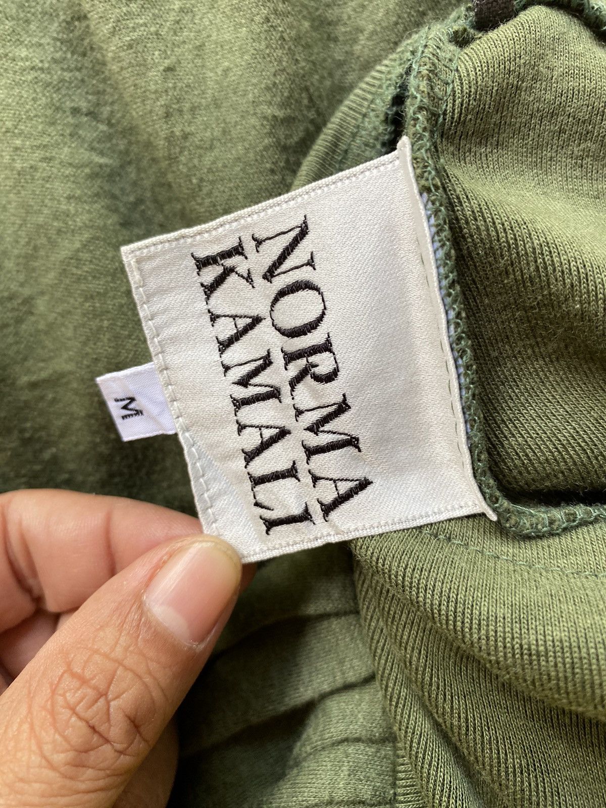 Norma Kamali NORMA KAMALI Olive Green Gathered Skirt. Size M / US 6-8 / IT 42-44 - 5 Thumbnail