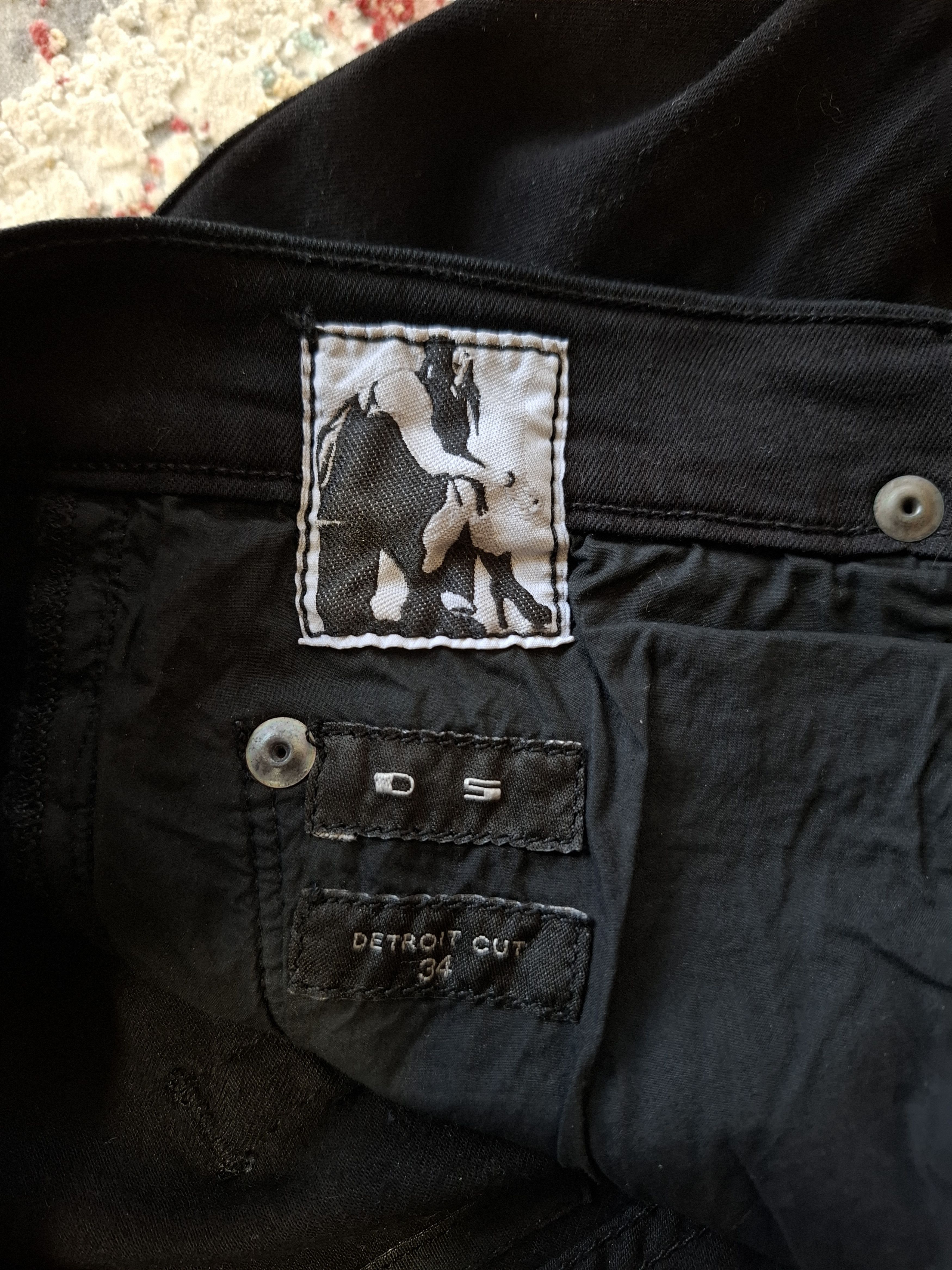 Rick Owens Drkshdw Rick Owens Drkshdw FW14 Detroit cut "Moody" denim Size US 34 / EU 50 - 3 Thumbnail