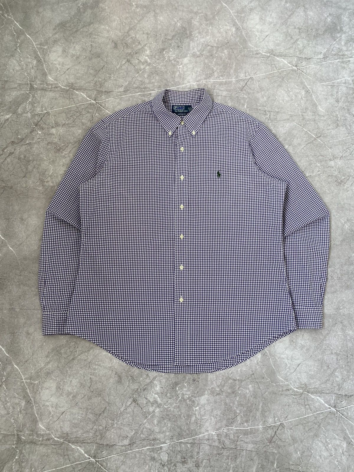 Polo Ralph Lauren Vintage Y2K Polo Ralph Lauren Shirt Button Up Geometric 90s Size US L / EU 52-54 / 3 - 2 Thumbnail