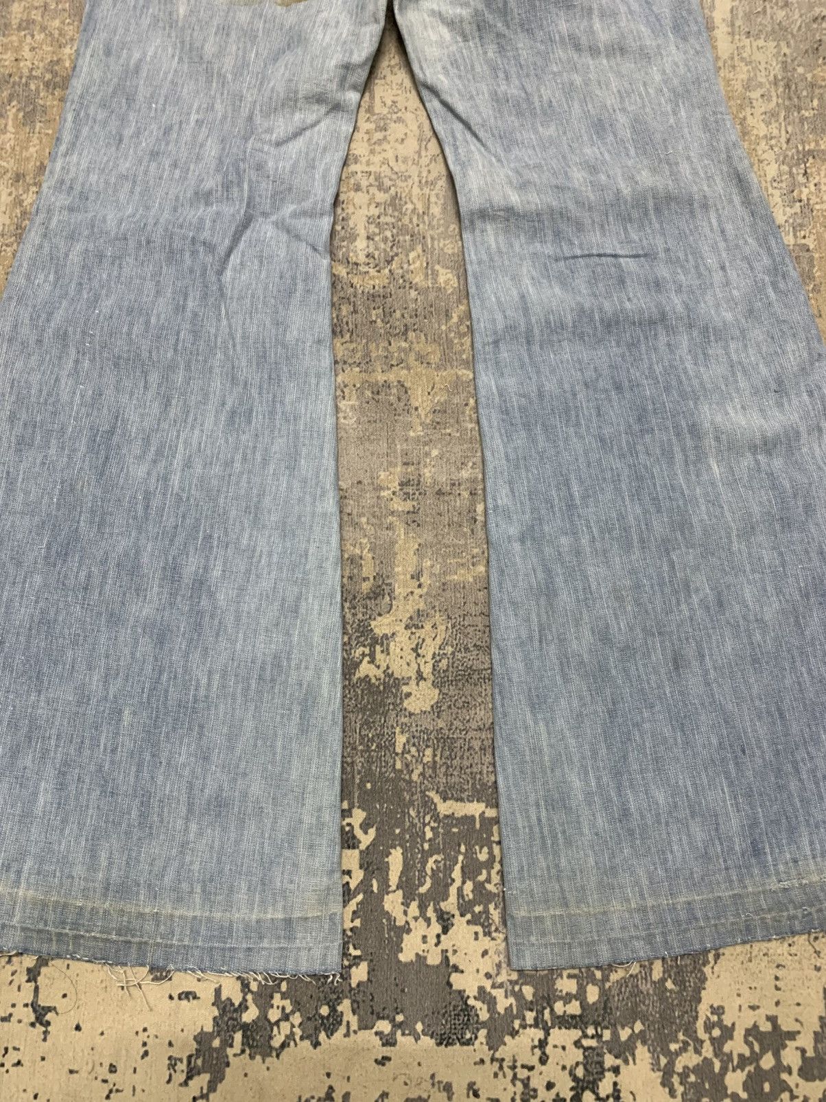 Japanese Brand Vintage 80s ELJOHN Flare Insane Hippie Denim Jeans W27 Size US 27 - 9 Thumbnail