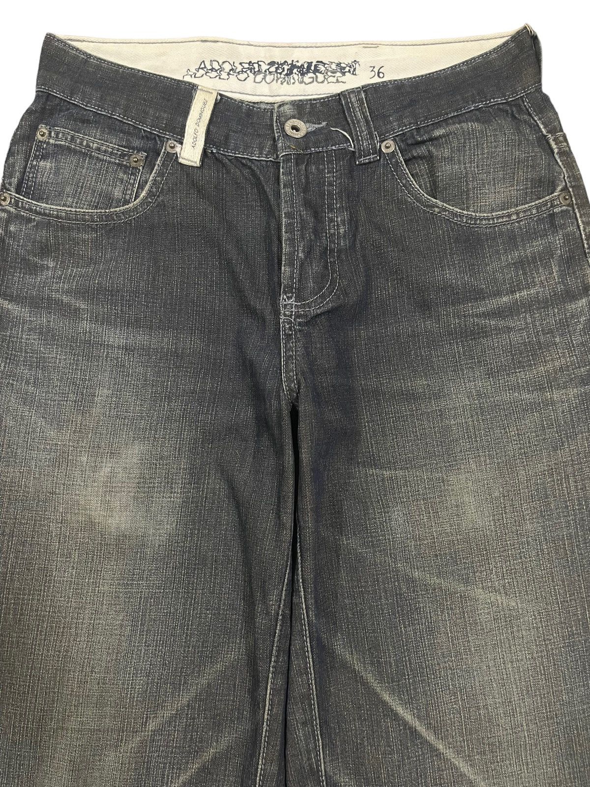 14th Addiction Vintage Adolfo Dominguez Faded Wash Style Baggy Jeans Size US 28 / EU 44 - 3 Thumbnail