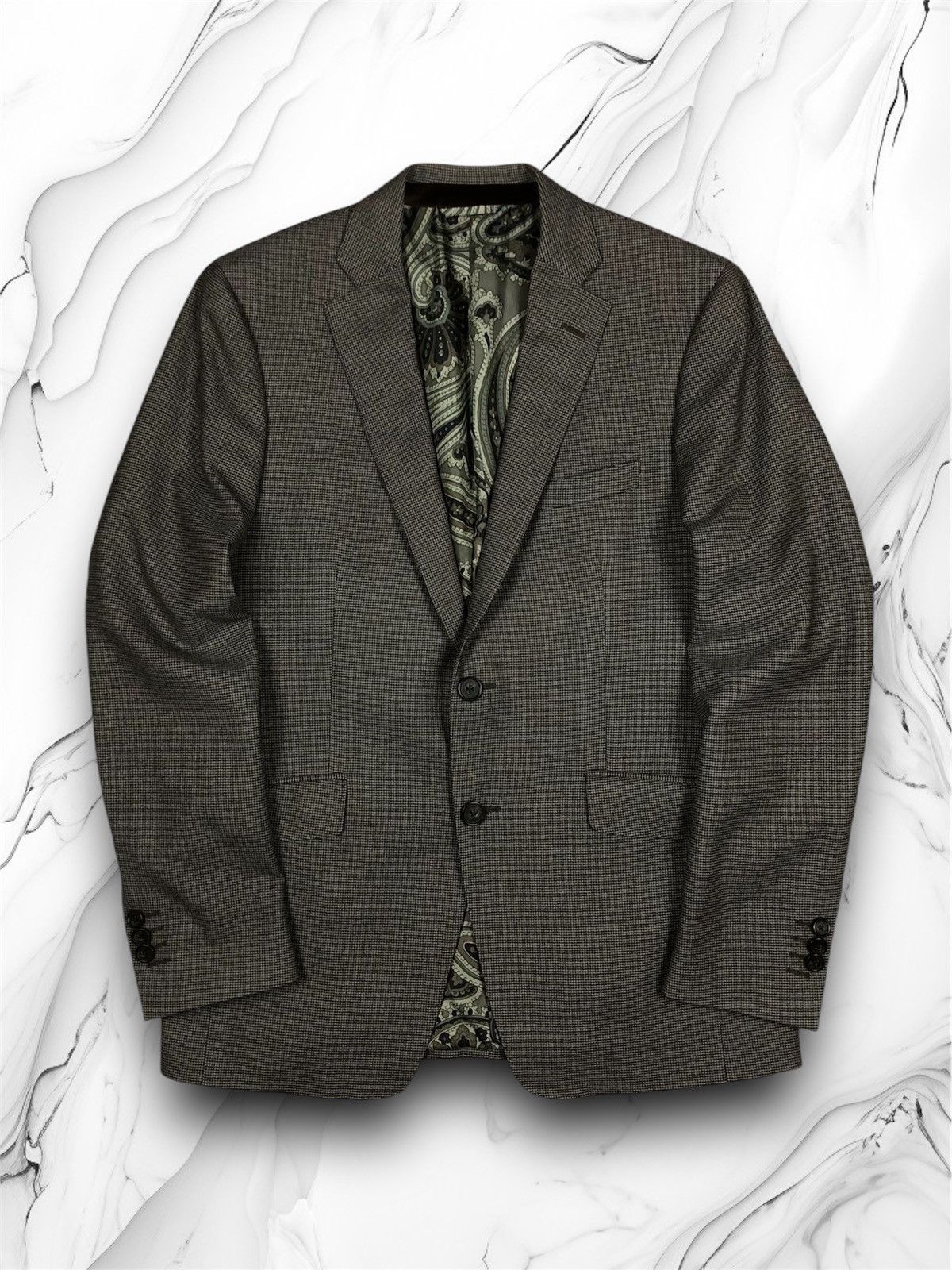 Etro Vintage Etro Milano Italy Desig Wool Blazer Jacket suit y2k Size 50R - 1 Thumbnail