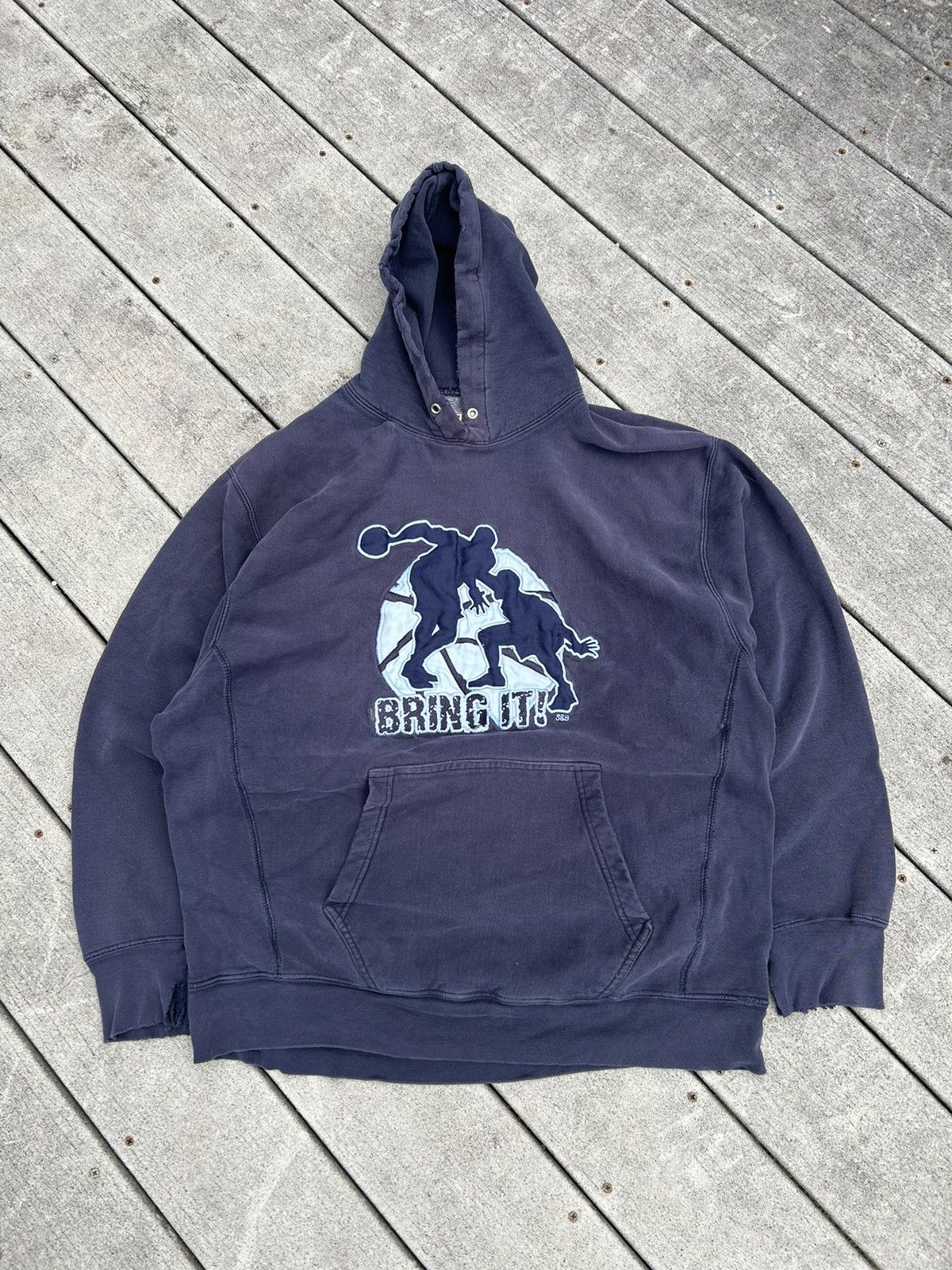 Nike × Vintage Vintage Basketball Hoodie Size US L / EU 52-54 / 3 - 1 Thumbnail