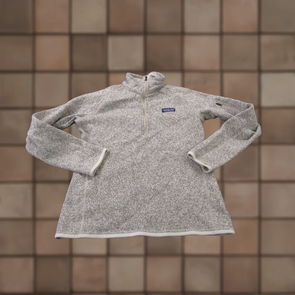Patagonia Patagonia Jacket Women M Beige Fleece Better Sweater Outdoor Hiking 25617 Size M / US 6-8 / IT 42-44 - 1 Thumbnail