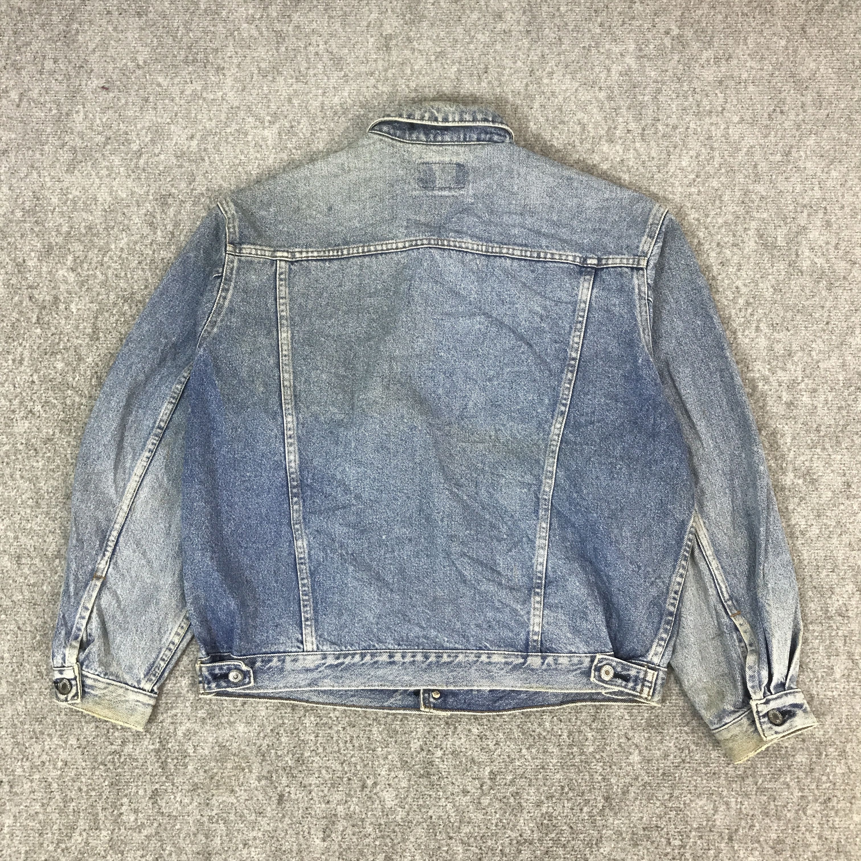 Levi's LEVI STRAUSS ORENG TAG TRACKET DENIM JACKET K63B6 Size US L / EU 52-54 / 3 - 3 Thumbnail