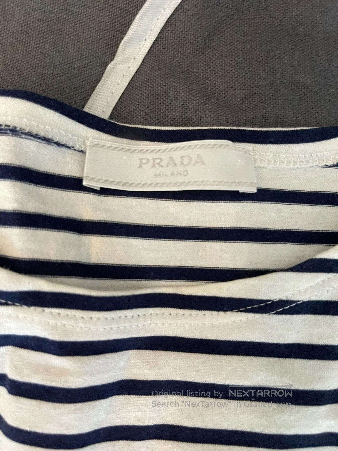 Prada prada striped long sleeve shirt in excellent condition. Size US XL / EU 56 / 4 - 3 Thumbnail