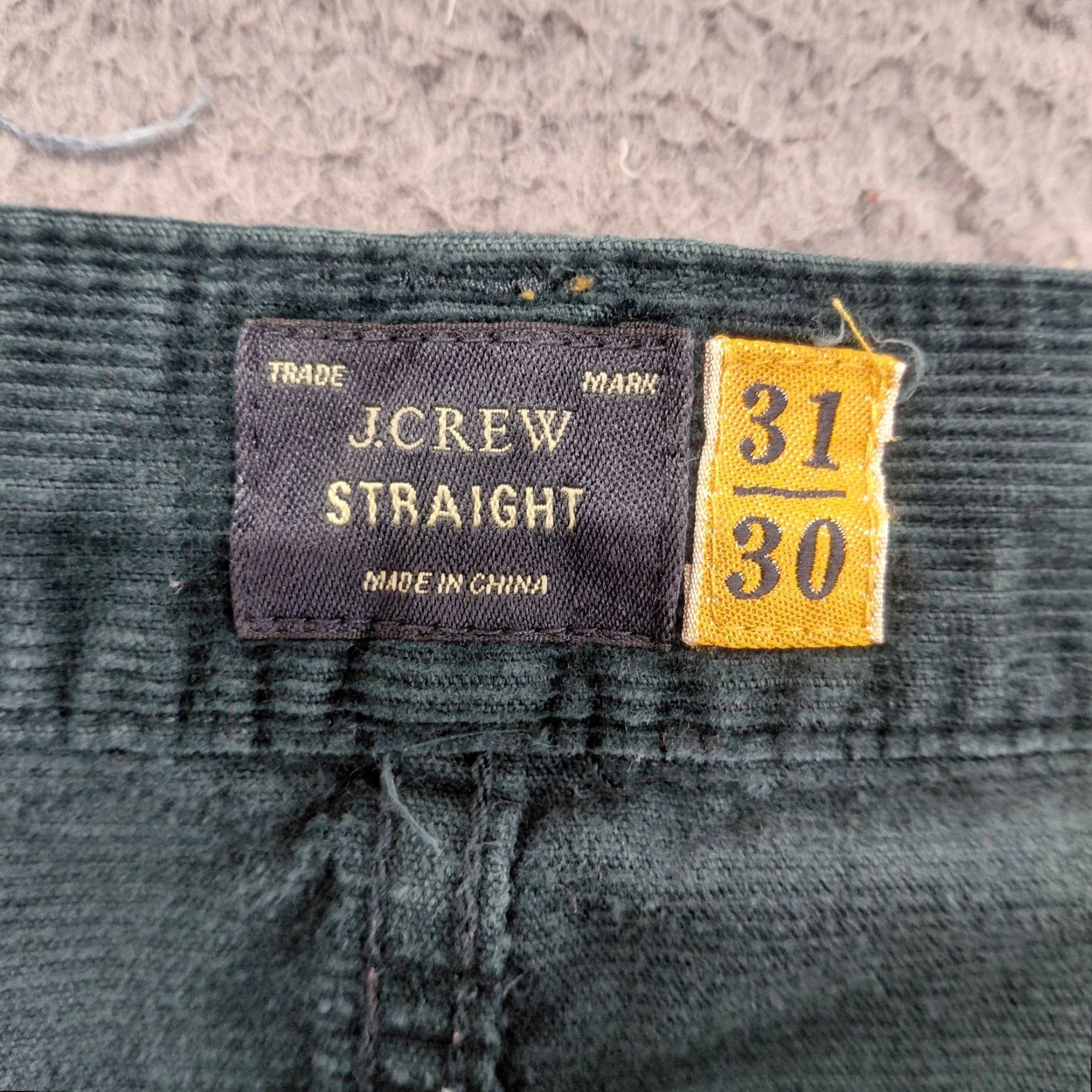 J.Crew J.Crew Corduroy Essential Straight Pants Women's 31 Green Stretch Casual Preppy Corduroy Stretch Pants Green Womens 31 Regular City College Preppy Size 24" / US 00 / IT 34 - 3 Thumbnail