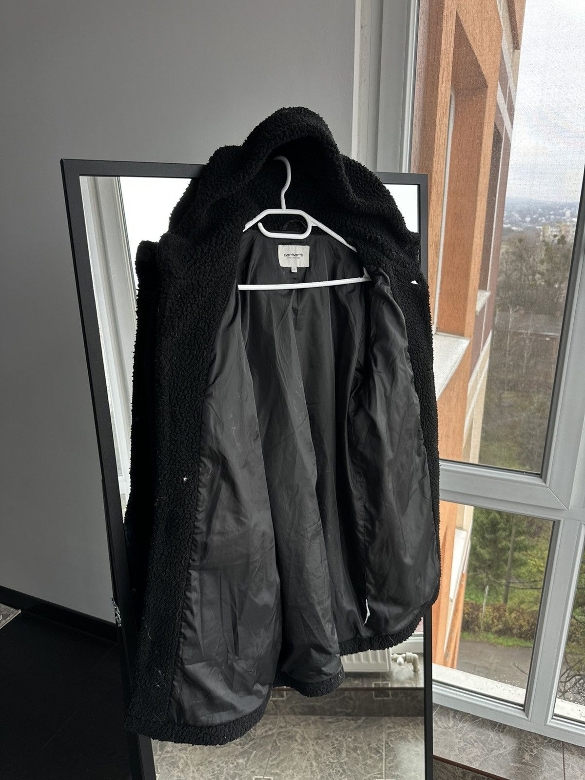 Carhartt Carhartt WIP Sherpa Fleece Hooded Coat Jacket Sz S Size US S / EU 44-46 / 1 - 8 Thumbnail