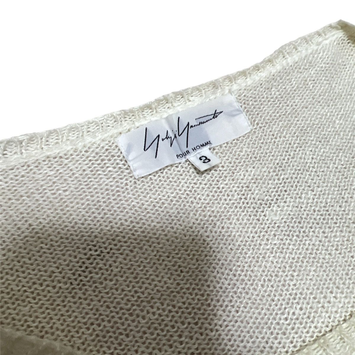 Yohji Yamamoto SS07 Yohji Yamamoto Pour Homme Knit Long sleeve Size US XL / EU 56 / 4 - 2 Thumbnail