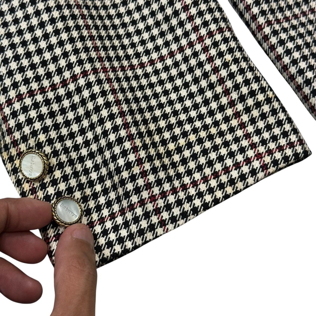 Burberry Vintage Burberry Checkered Double Breast Coat Jacket Size M / US 6-8 / IT 42-44 - 9 Thumbnail