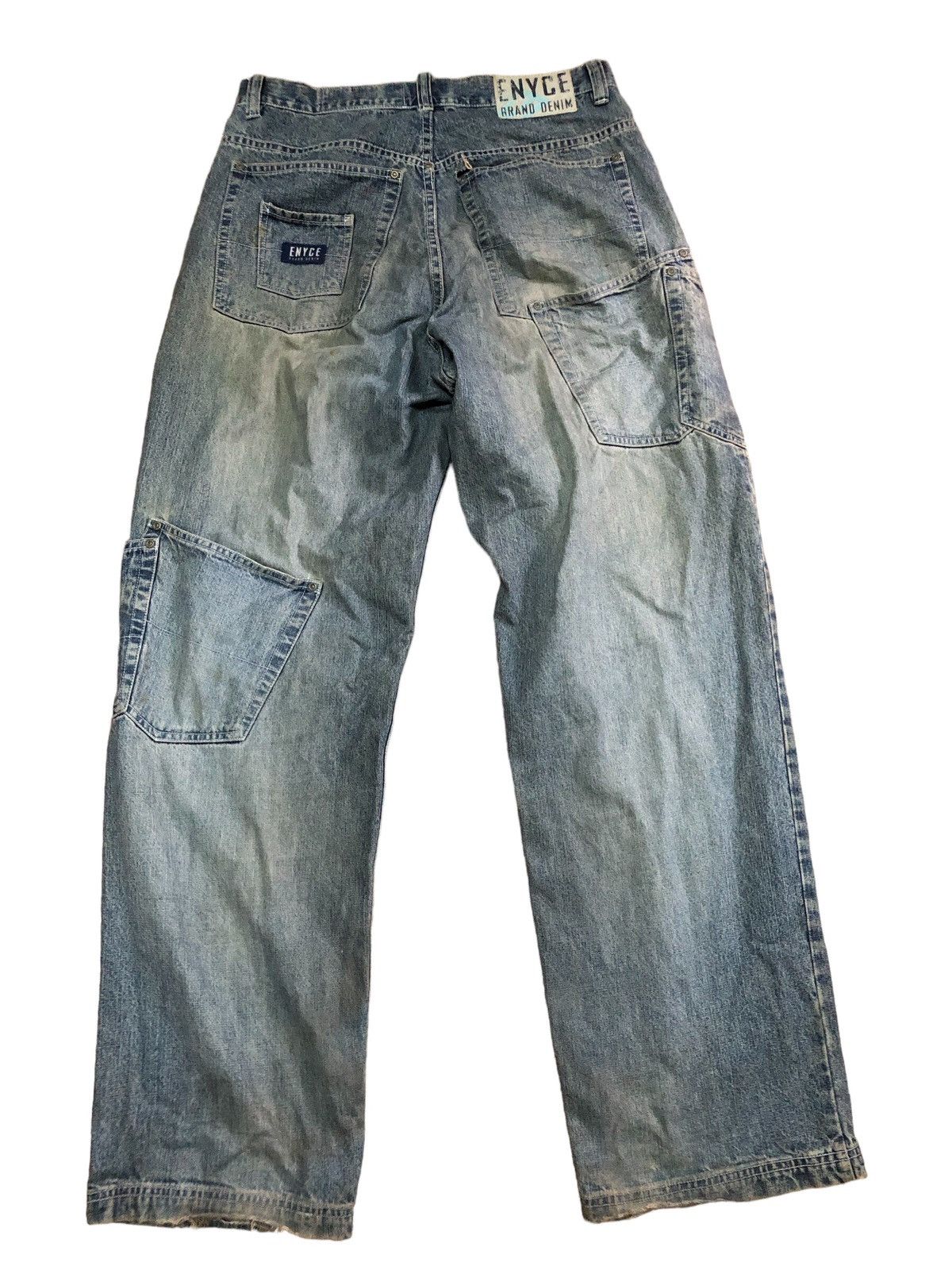 Enyce × JNCO ENYCE Baggy Multi pocket Denim pants Size US 33 - 2 Thumbnail