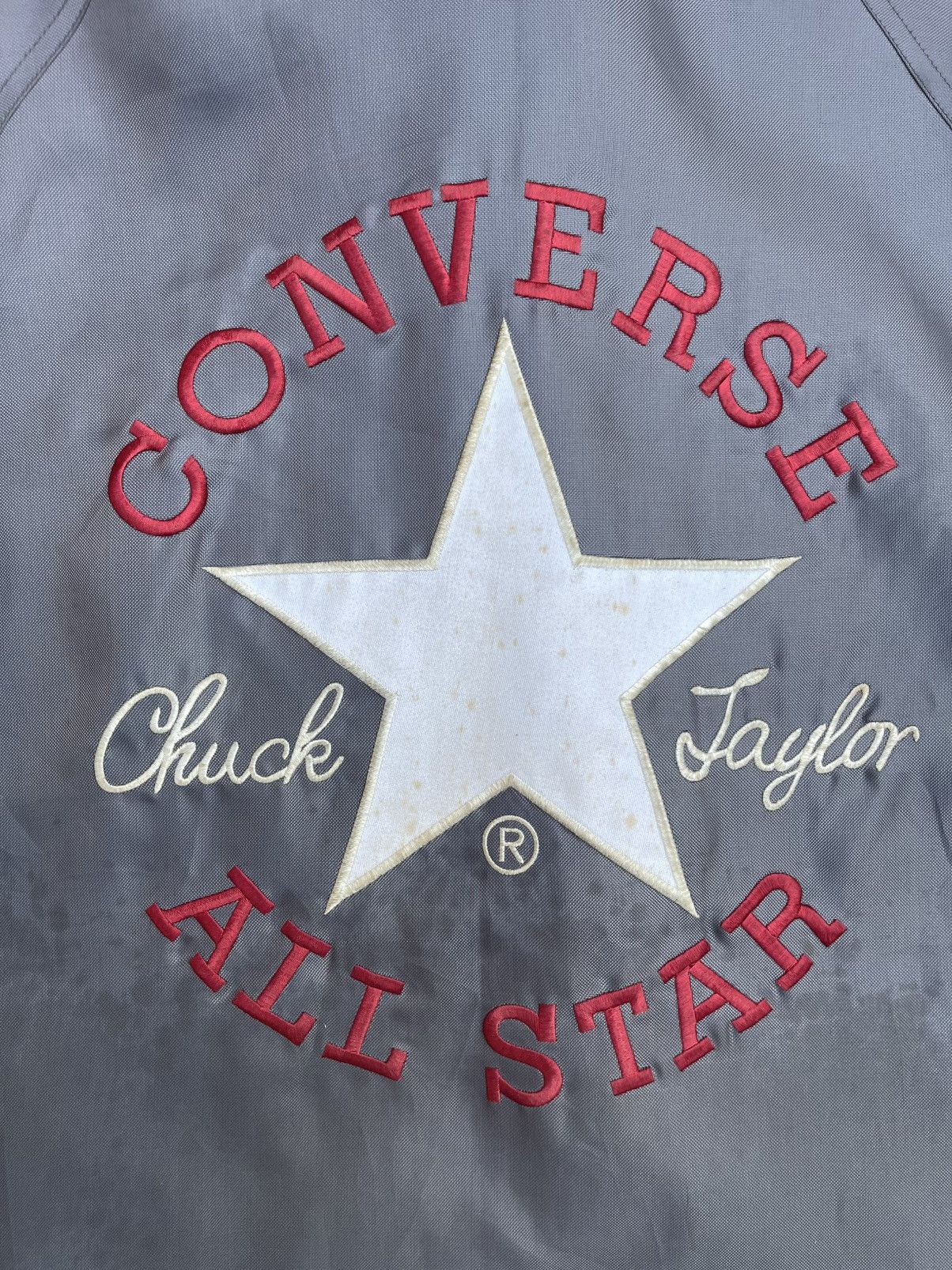 Converse Vintage Converse Gray Jacket Fleece Lining Size Medium Size US M / EU 48-50 / 2 - 8 Thumbnail