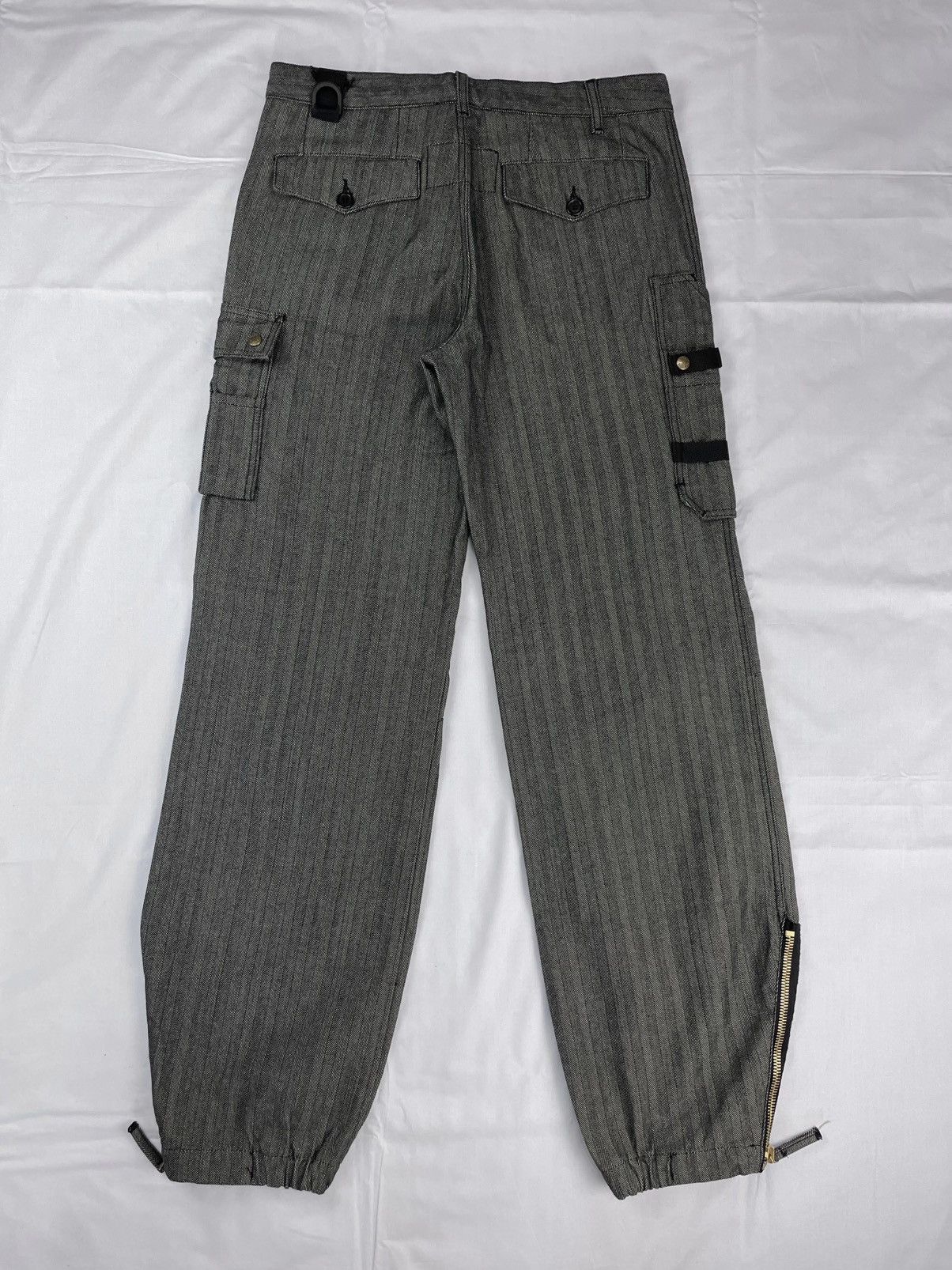 Jean Paul Gaultier AW03 Jean Paul Gaultier Military Cargo Zipper Pants Vintage Size US 33 - 2 Thumbnail