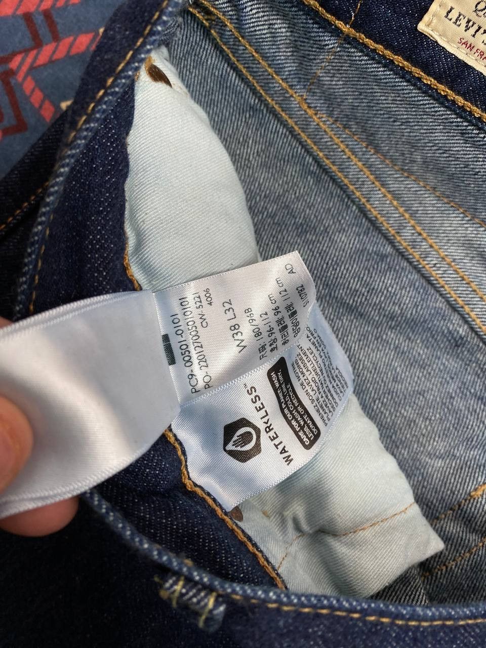 Levi's vintage blue jeans Levi's 501 crazy Y2K w38 streetwear Size US 38 / EU 54 - 3 Thumbnail