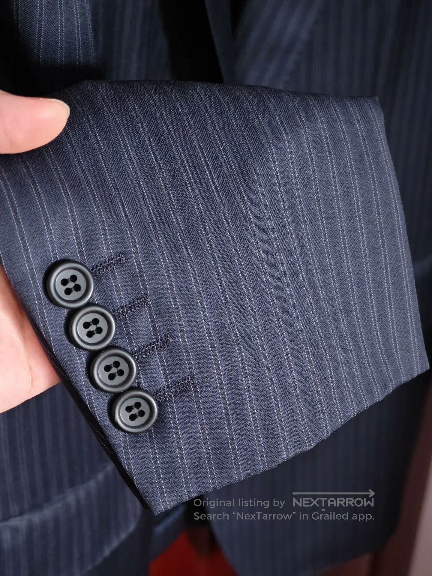 Japanese Brand Custom Wool Blend Dormeuil Suit. Size US S / EU 44-46 / 1 - 4 Thumbnail