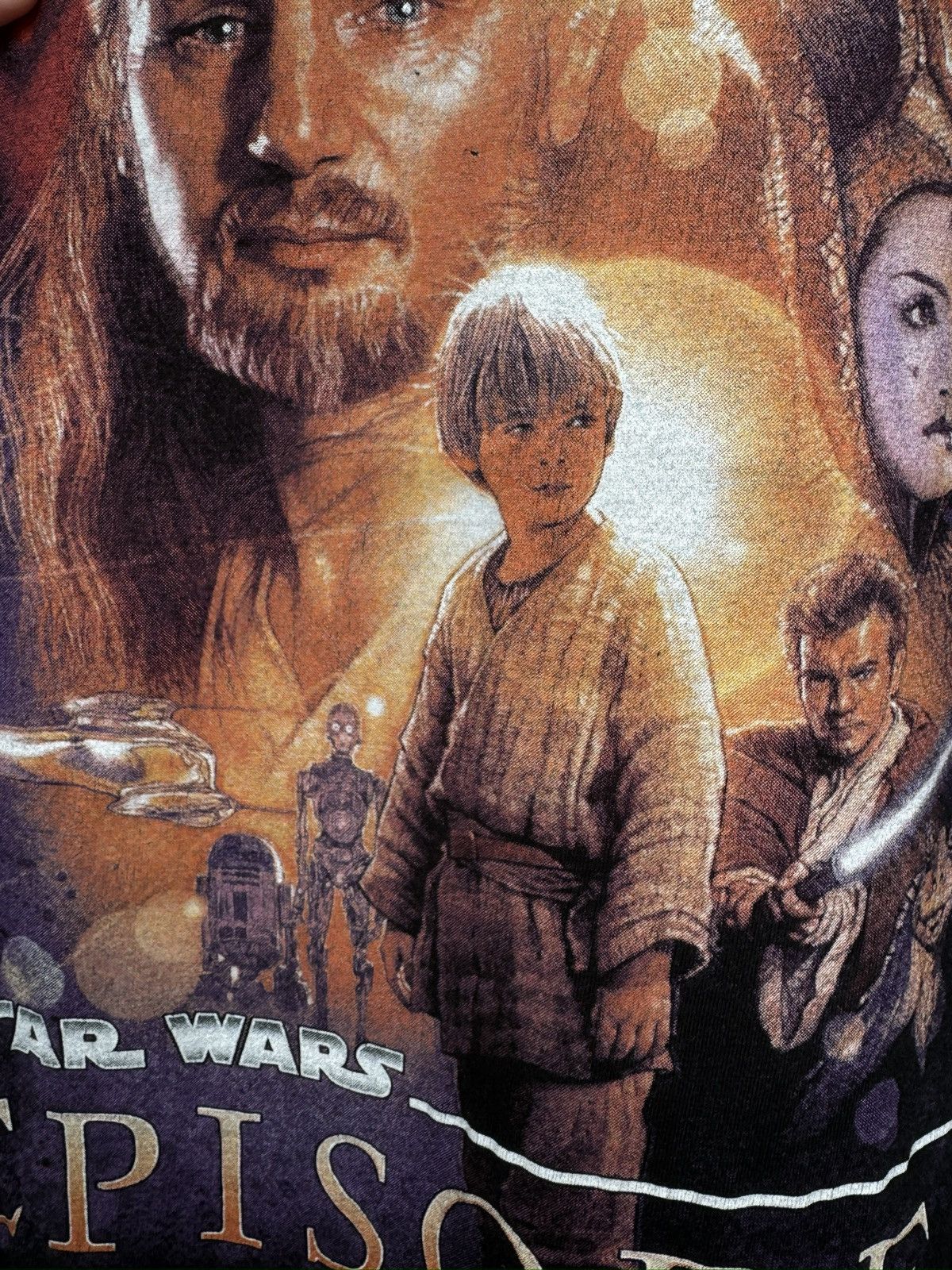 Japanese Brand × Vintage Vintage vtg star wars episode 1 shirt michael tag Size US M / EU 48-50 / 2 - 4 Thumbnail