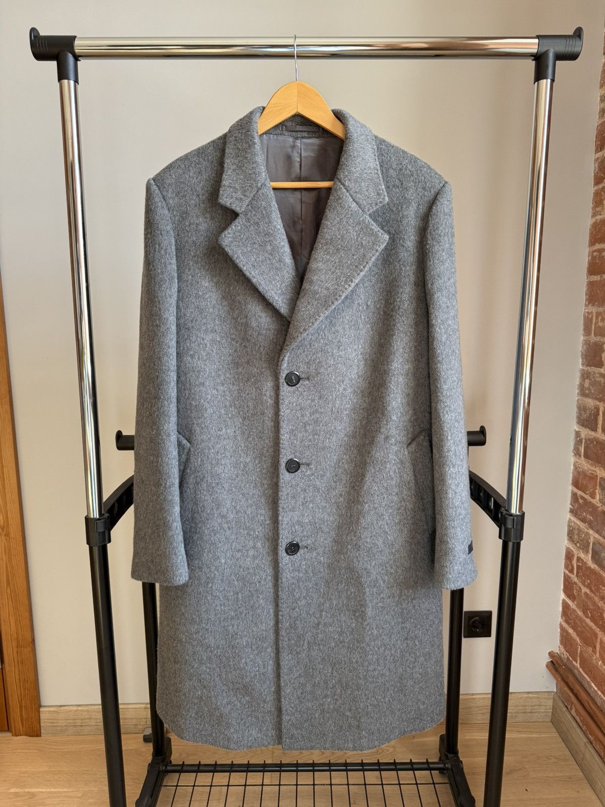 Prada Prada Single-Breasted Wool Coat - Runway Collection Size US M / EU 48-50 / 2 - 1 Thumbnail