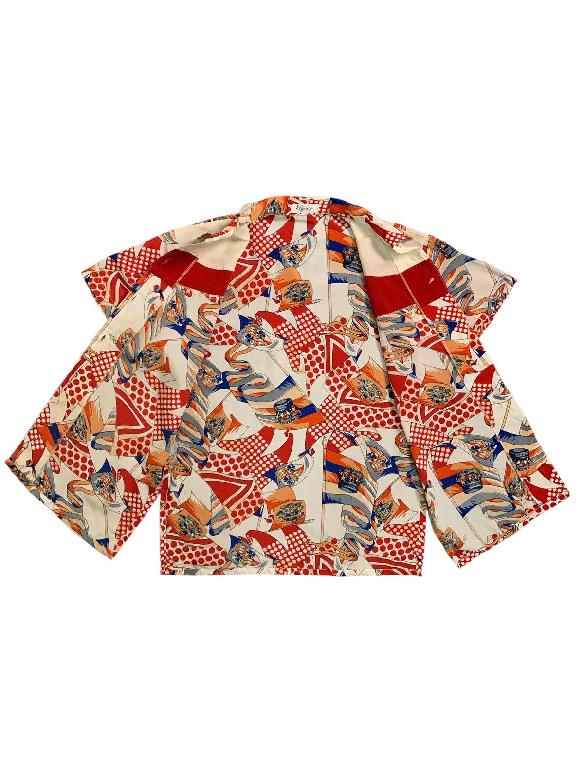 Hardcore Elegance Rare Design Vintage Elegance Short Sleeve Blouse Size M / US 6-8 / IT 42-44 - 3 Thumbnail