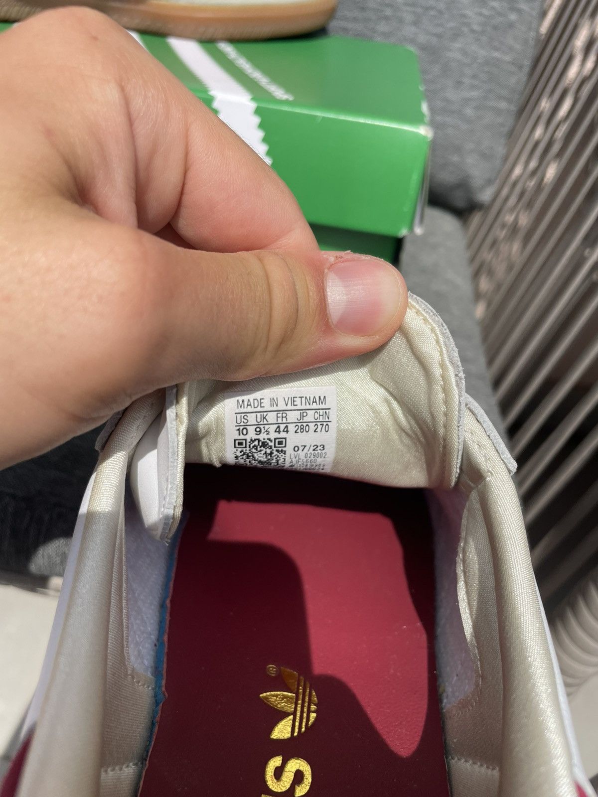 Adidas × Sporty & Rich Vintage Retro Old Money Adidas Samba Burgundy Size US 11 / EU 44 - 9 Thumbnail