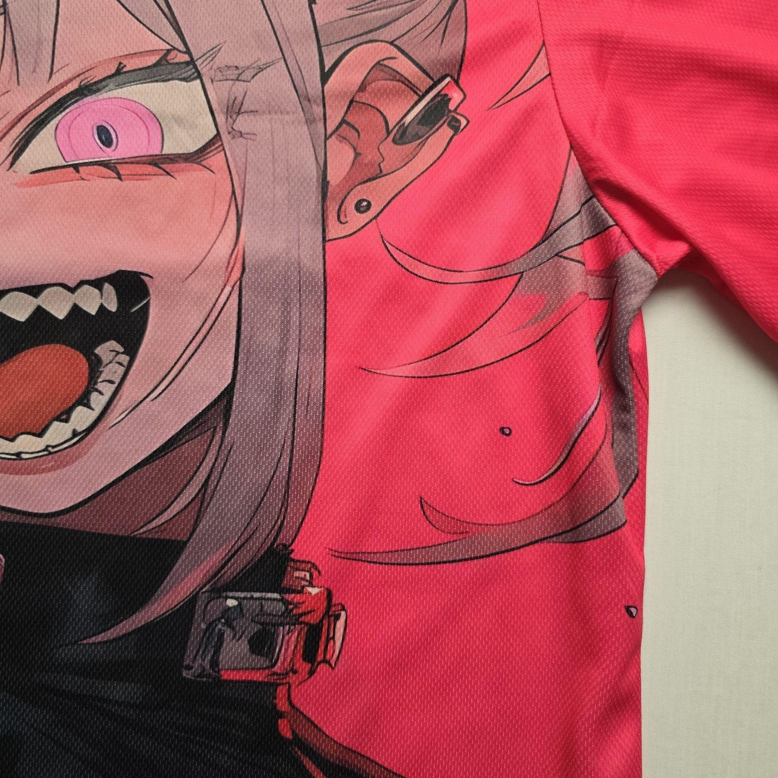 Other Anime Nurse Graphic 2XL Pink Black All Over Print Kawaii Tee Size US XXL / EU 58 / 5 - 5 Thumbnail