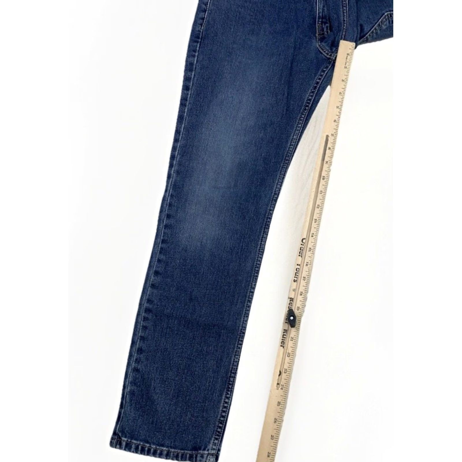 Levi's Levi’s 511 Taper Flex Denim Blue Jeans 32x30 Men Regular Slim Zip Mid Rise 32 Inseam Cotton Blend Denim Vintage No Womens Mens Size US 32 / EU 48 - 5 Thumbnail
