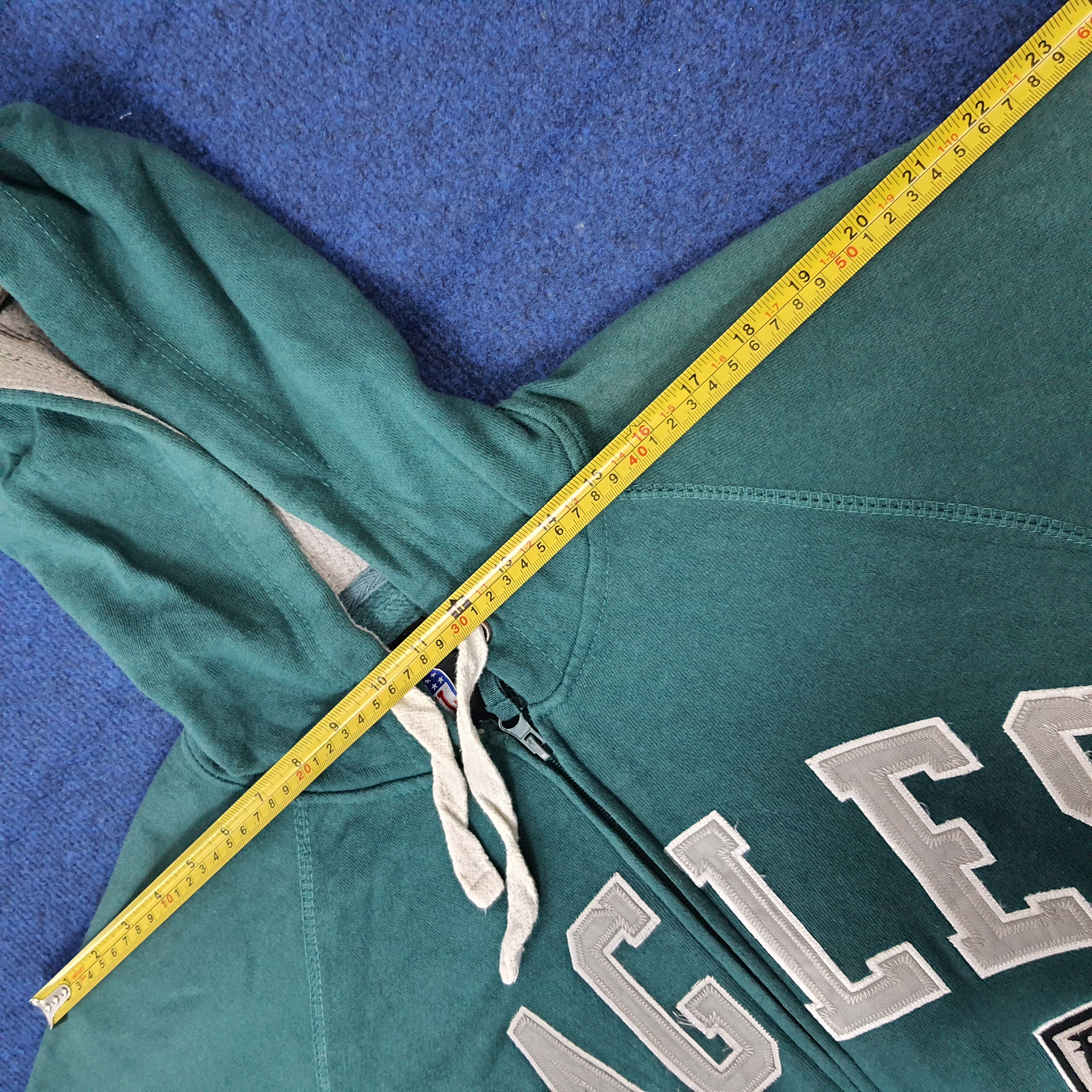 NFL Vintage NFL Eagles Sports Team Zipper Hoodie C270N13 Size US L / EU 52-54 / 3 - 13 Thumbnail