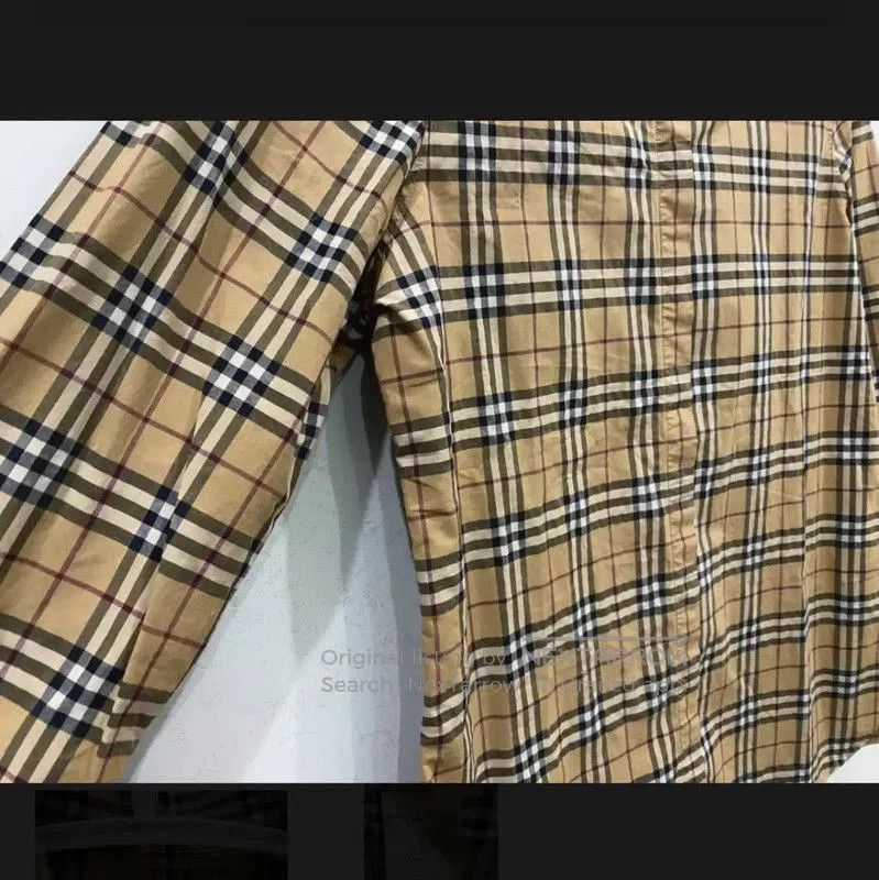 Burberry Burberry Yellow Cotton Women's Shirt. Size M / US 6-8 / IT 42-44 - 3 Thumbnail