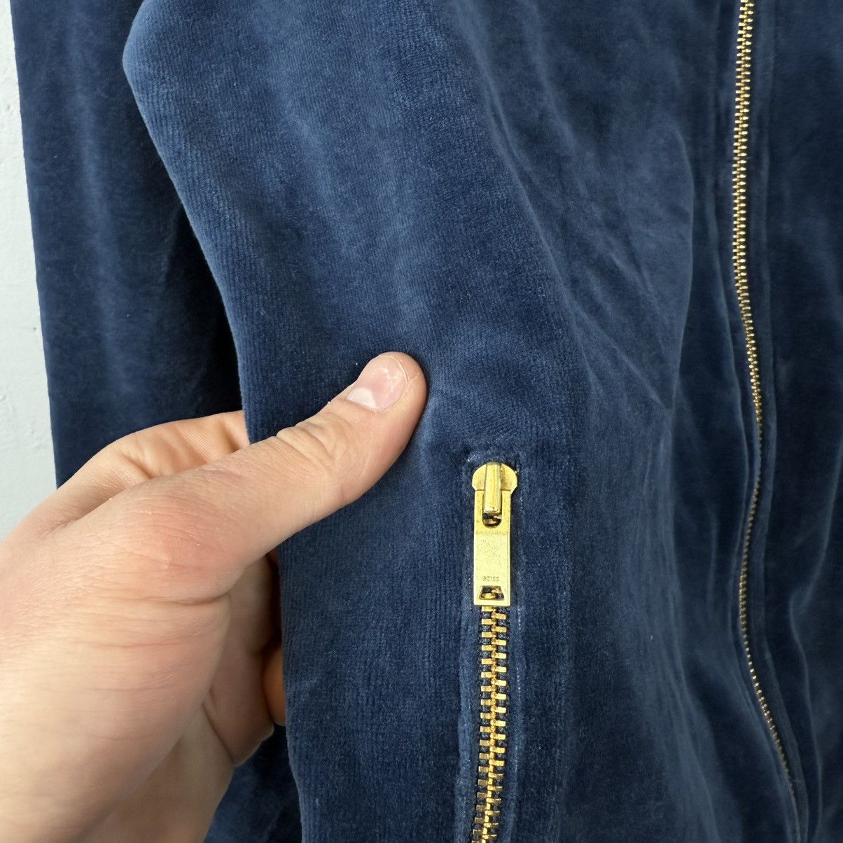 Reiss Vintage Reiss Velvet Ttack Jacket Zio Hoodie Size US M / EU 48-50 / 2 - 4 Thumbnail
