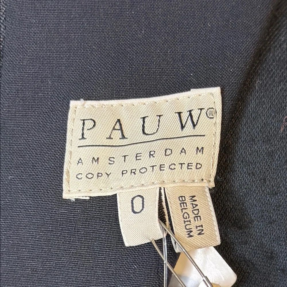 Other Pauw Amsterdam Women’s 0 Black Bodycon Midi Dress Size XS / US 0-2 / IT 36-38 - 2 Thumbnail