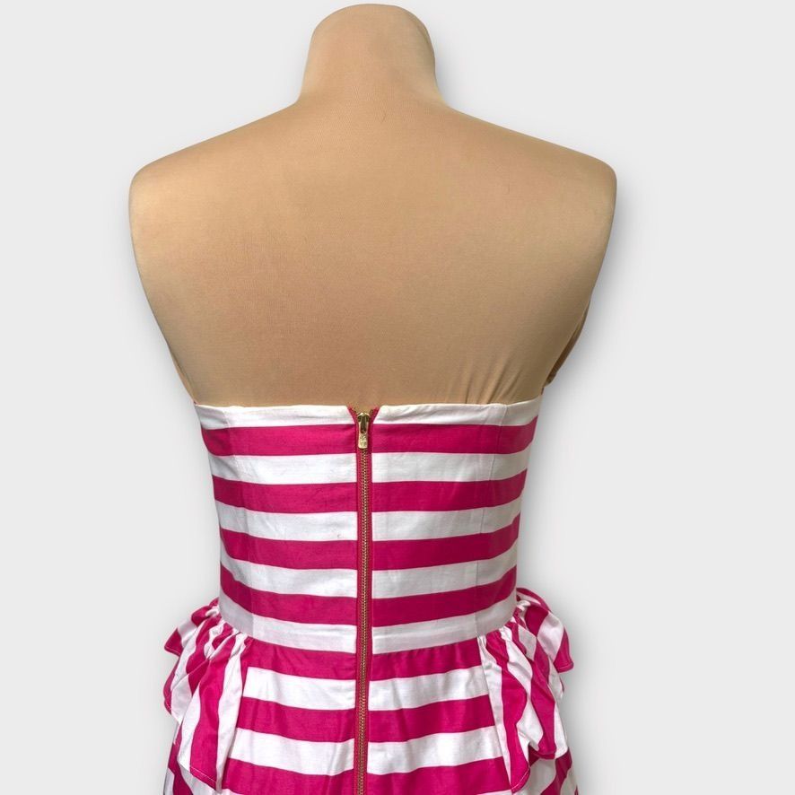 Lilly Pulitzer Lilly Pulitzer Azalea Maybell Dress 4 Swizzle Stripe Pink Wh Size S / US 4 / IT 40 - 8 Thumbnail