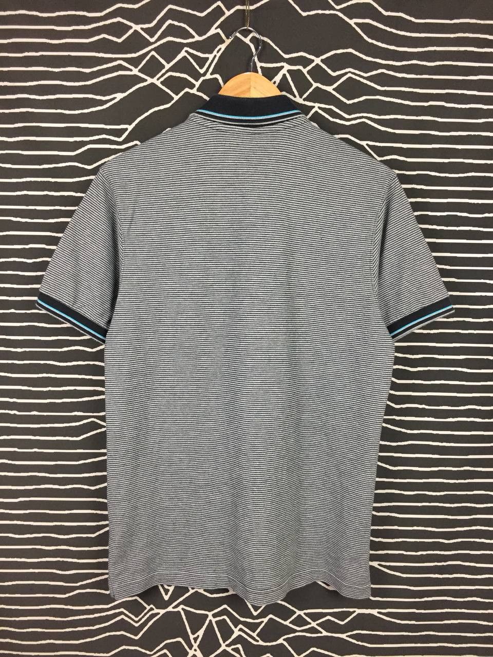 Japanese Brand × Uniqlo Uniqlo Casual Essential Striped Twin Tipped Polo Tee Size US M / EU 48-50 / 2 - 5 Thumbnail