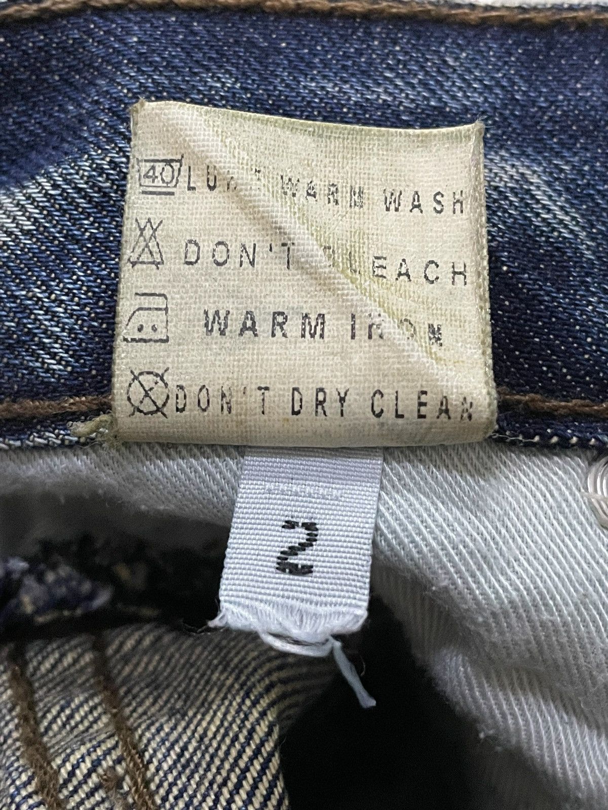 Japanese Brand × Kapital Cattan Farm Japan Uru Boro Claw Mark Dirt Wash Jeans Size US 30 / EU 46 - 22 Thumbnail