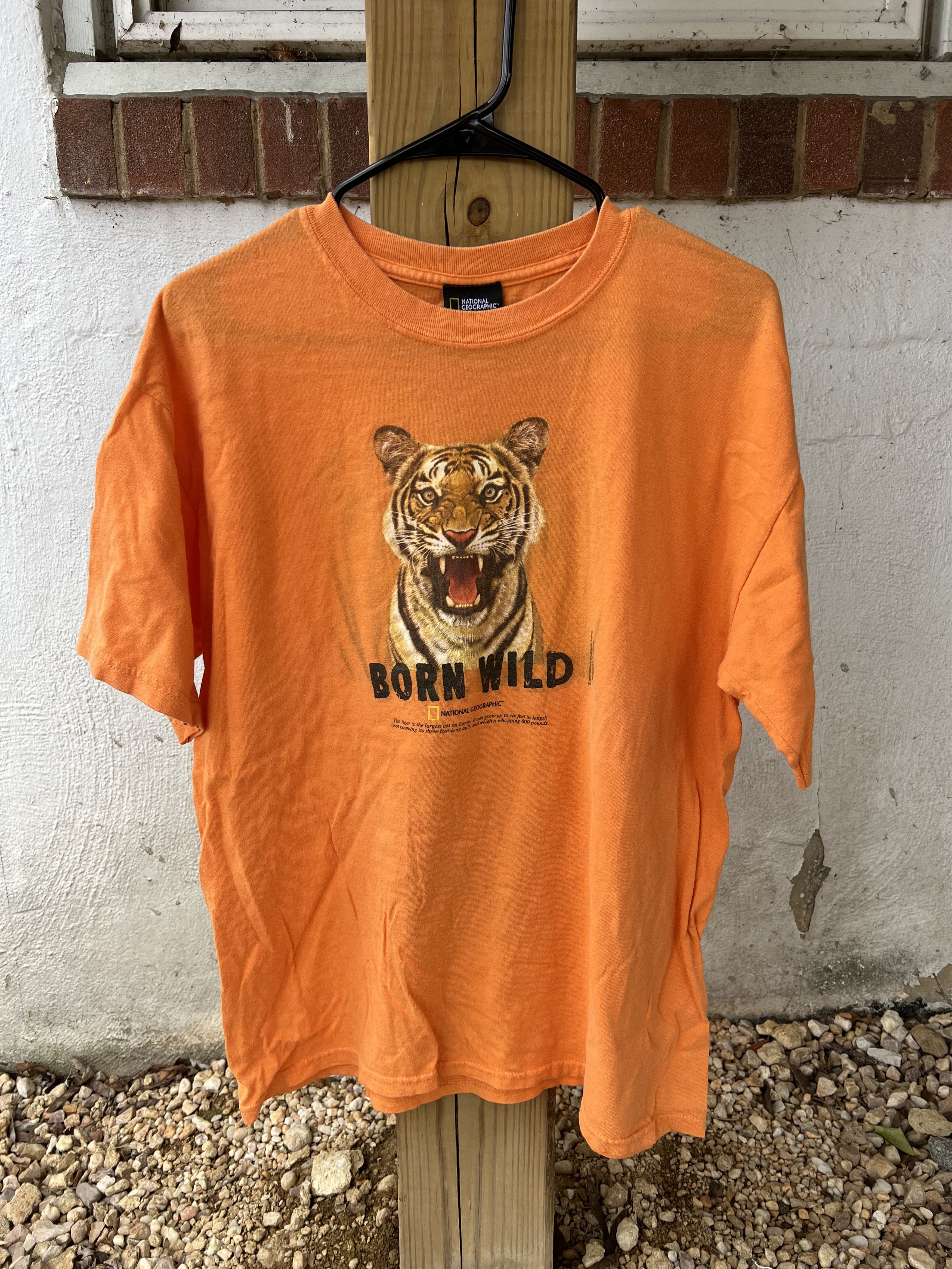 Disney 2006 National Geographic Tiger T-Shirt Nat Geo Size US L / EU 52-54 / 3 - 1 Thumbnail