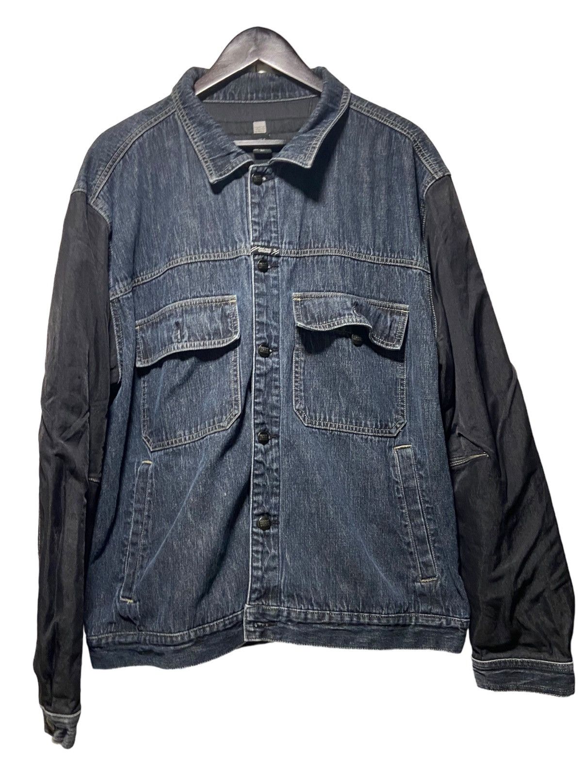 Marithe + Francois Girbaud × Vintage Vintage Marithe Francois Girbaud Denim Trucker Jacket XL Size US XL / EU 56 / 4 - 1 Thumbnail