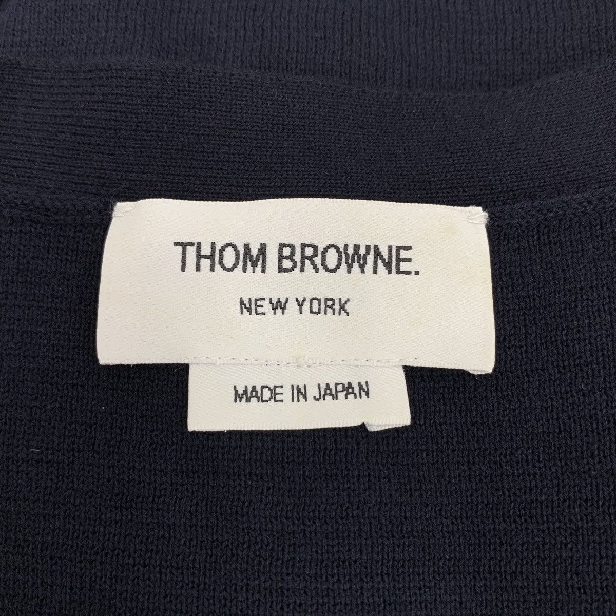 Thom Browne Thom Browne Four-bar V-neck Long Sleeve Knit Cardigan K26WX Size US XL / EU 56 / 4 - 5 Thumbnail